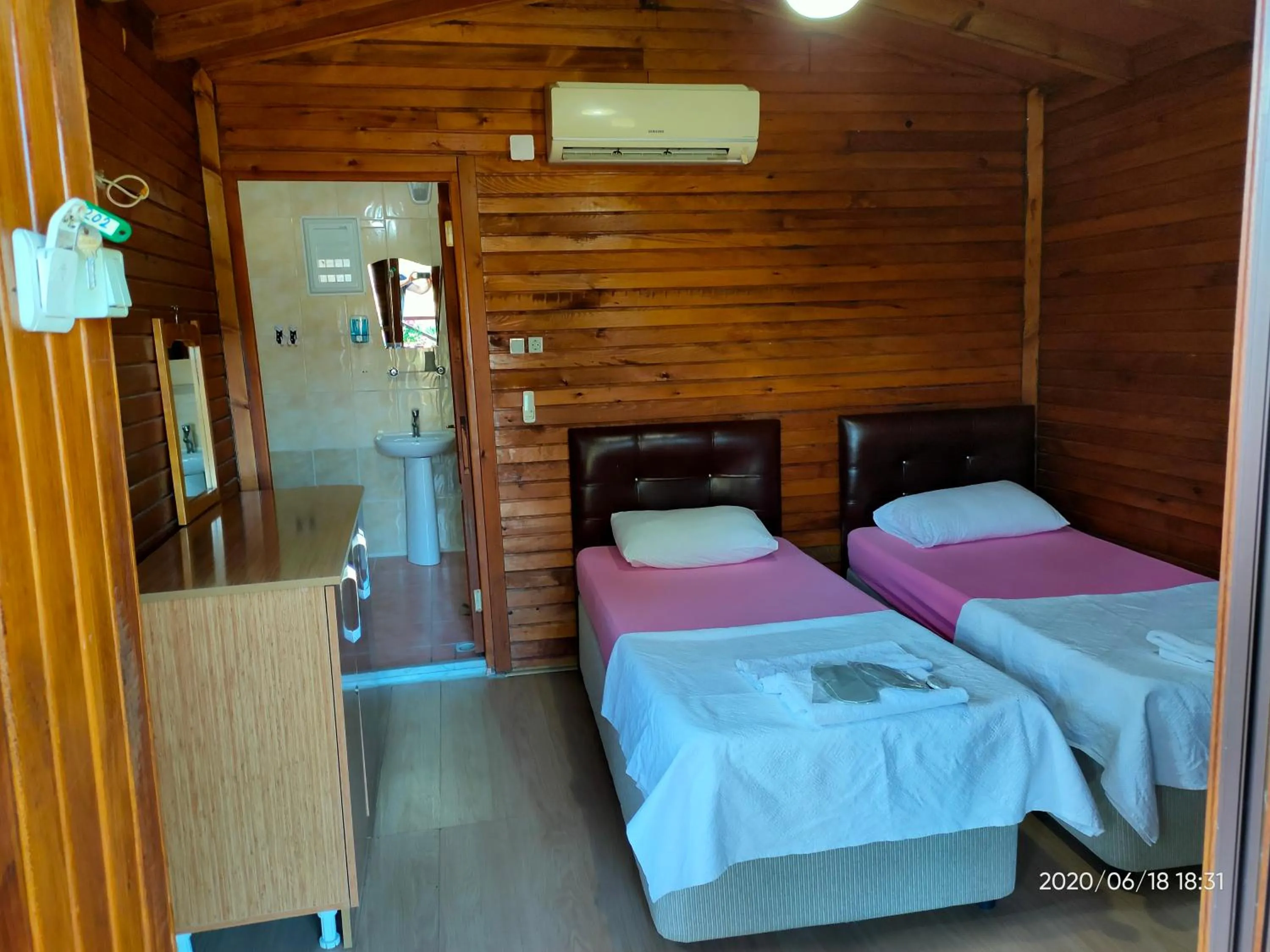 Bed in Selenes Pansiyon