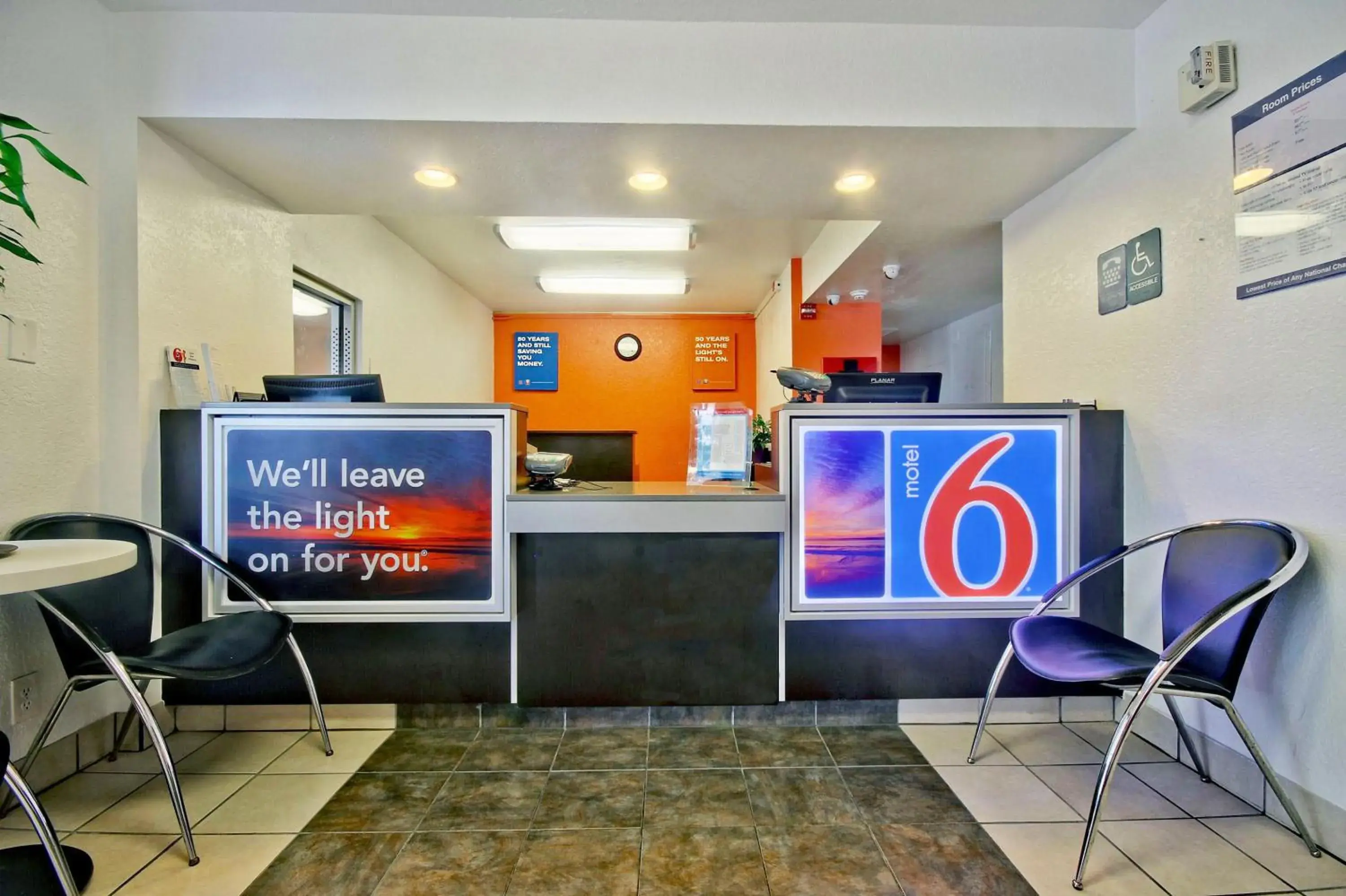Lobby or reception in Motel 6 Dania Beach Lobby or reception in Motel 6 Dania Beach