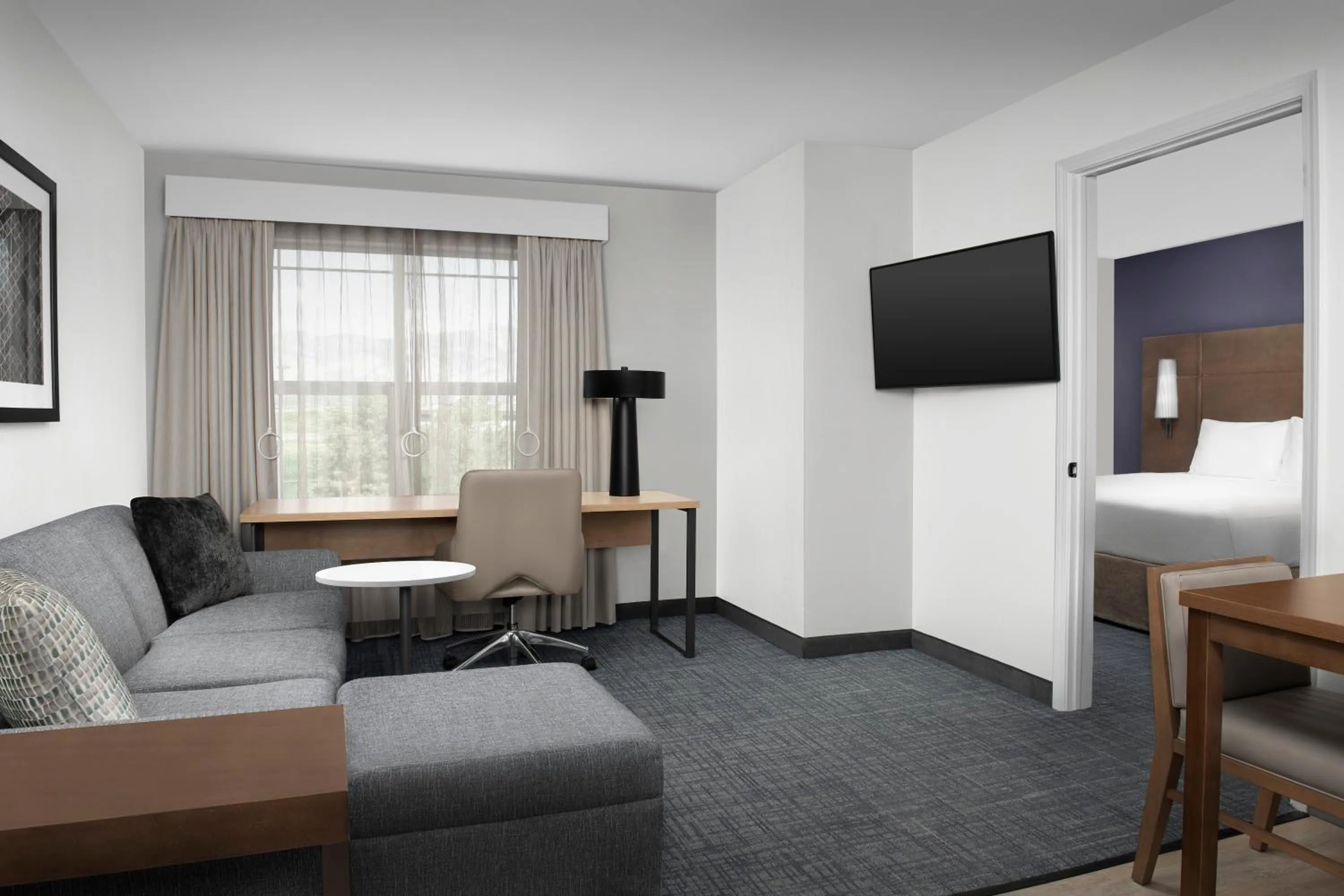 Living room in Residence Inn Bozeman