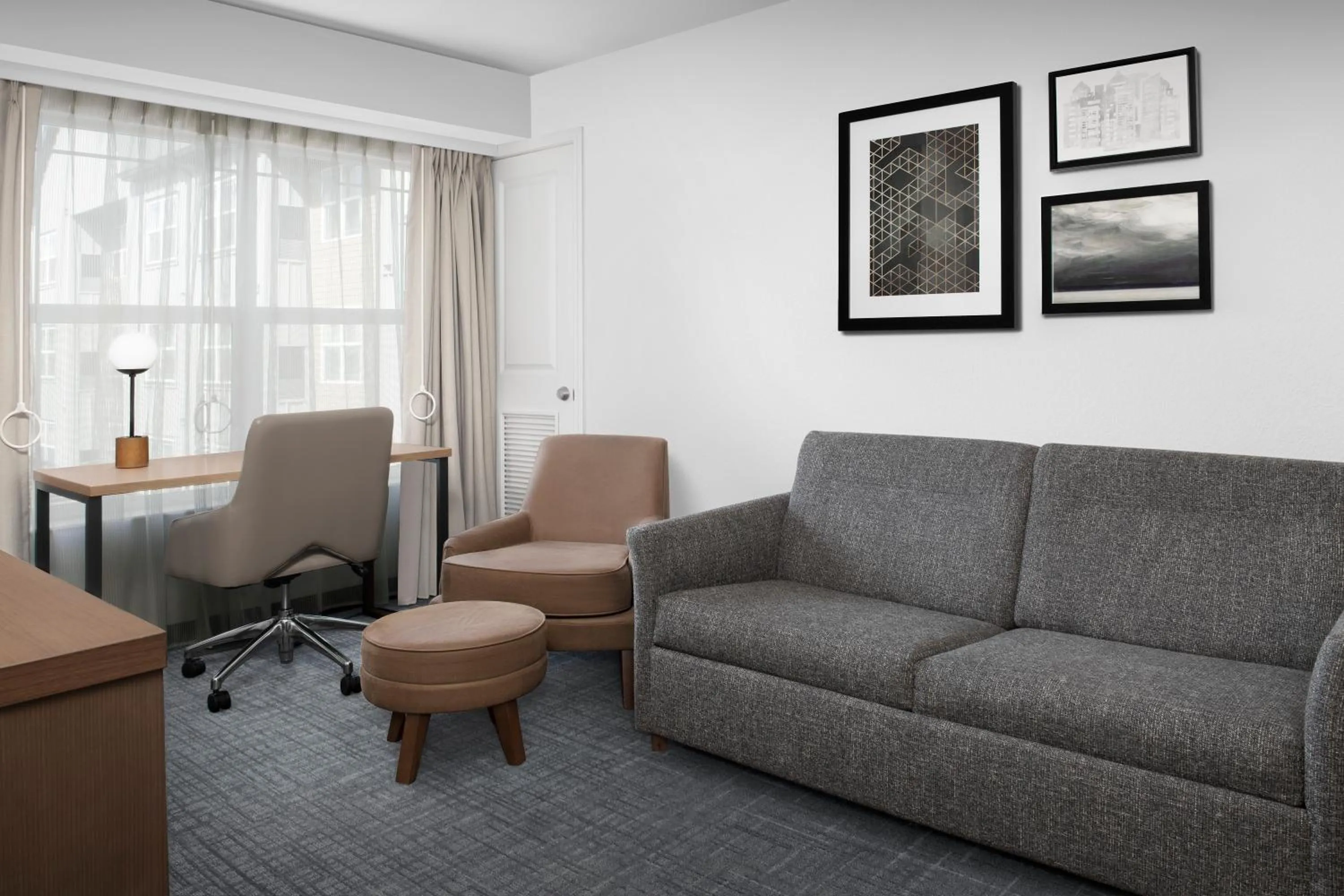 Living room in Residence Inn Bozeman