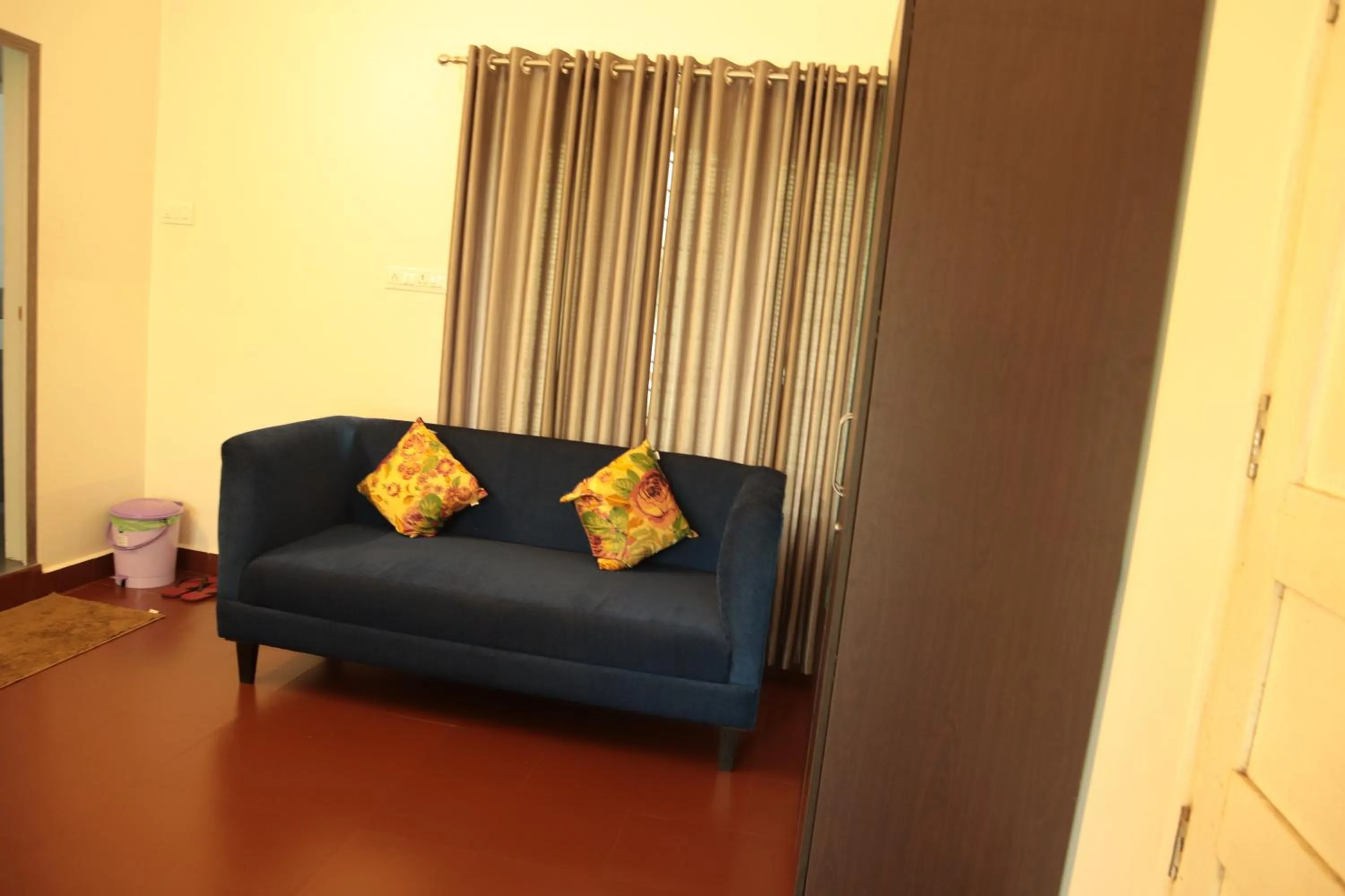 Seating area in GreenChromide Homestays