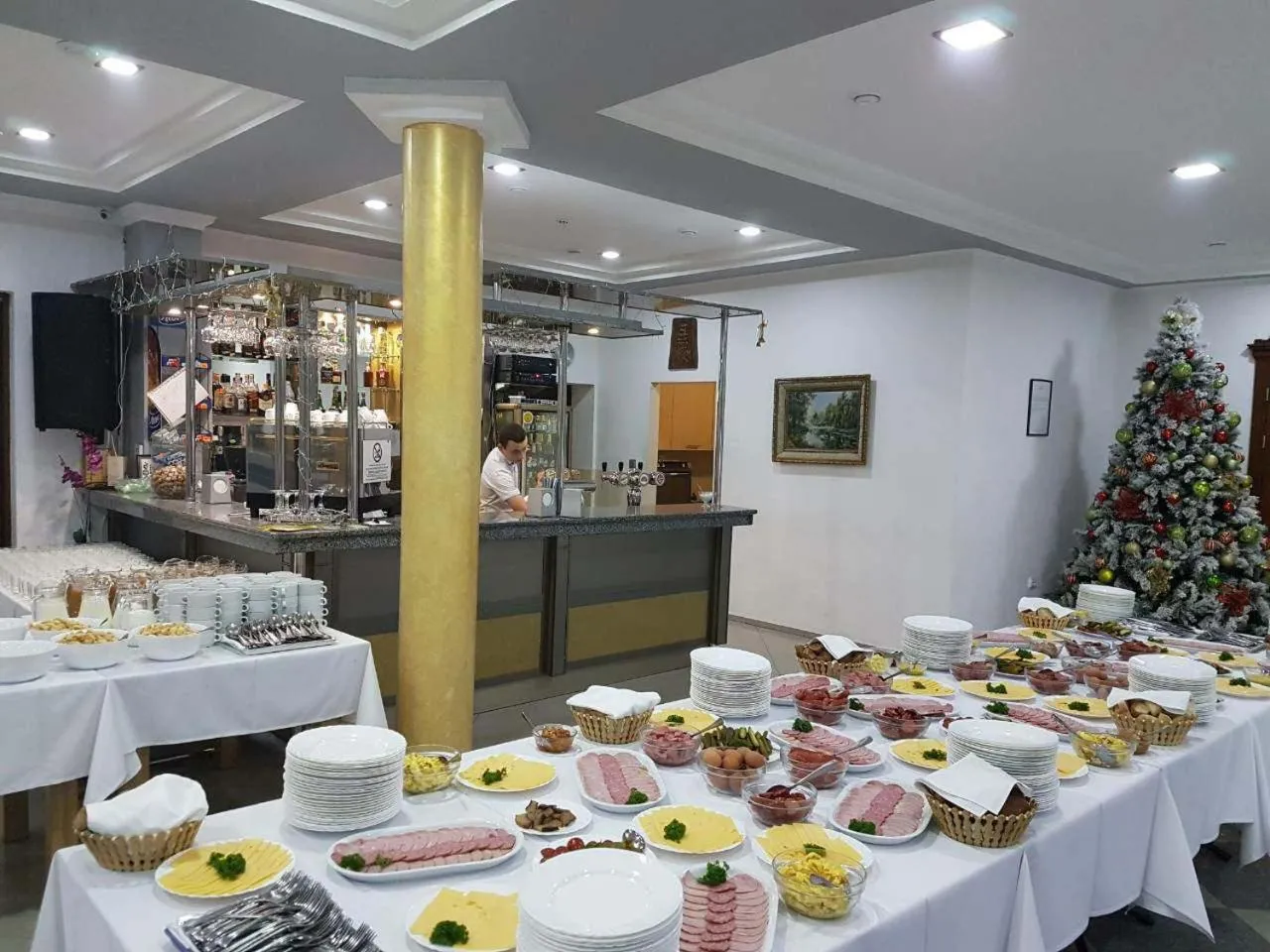 Breakfast in Hotel Helikon