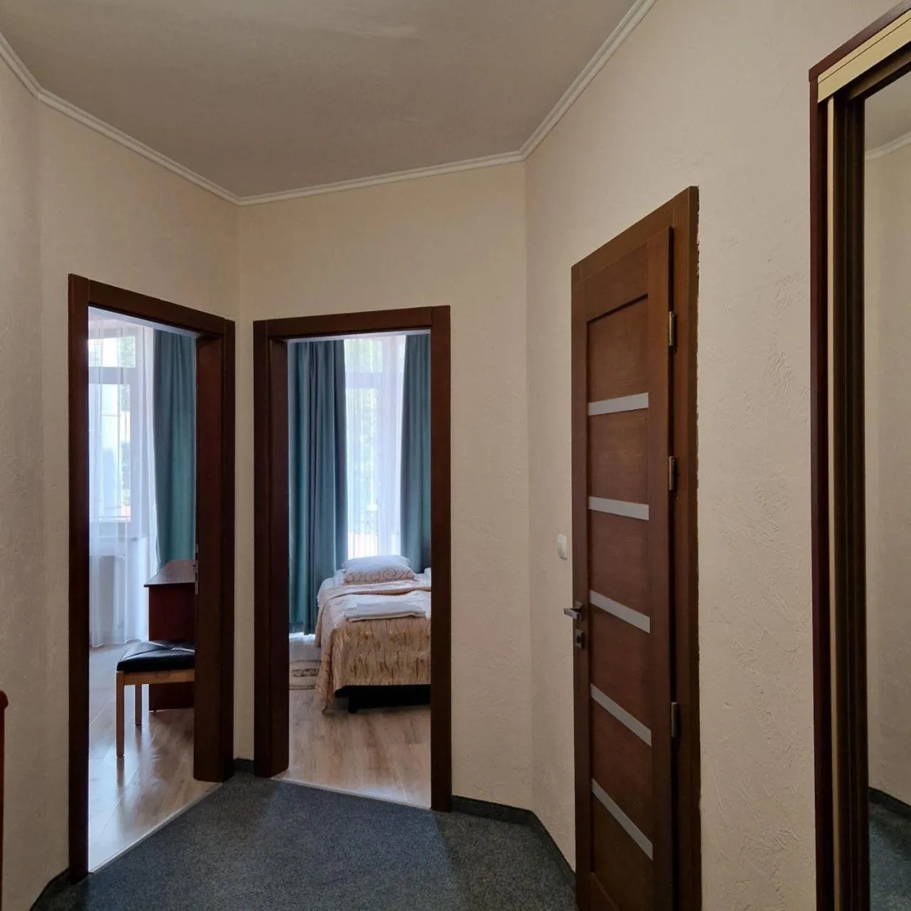 Bed in Hotel Helikon