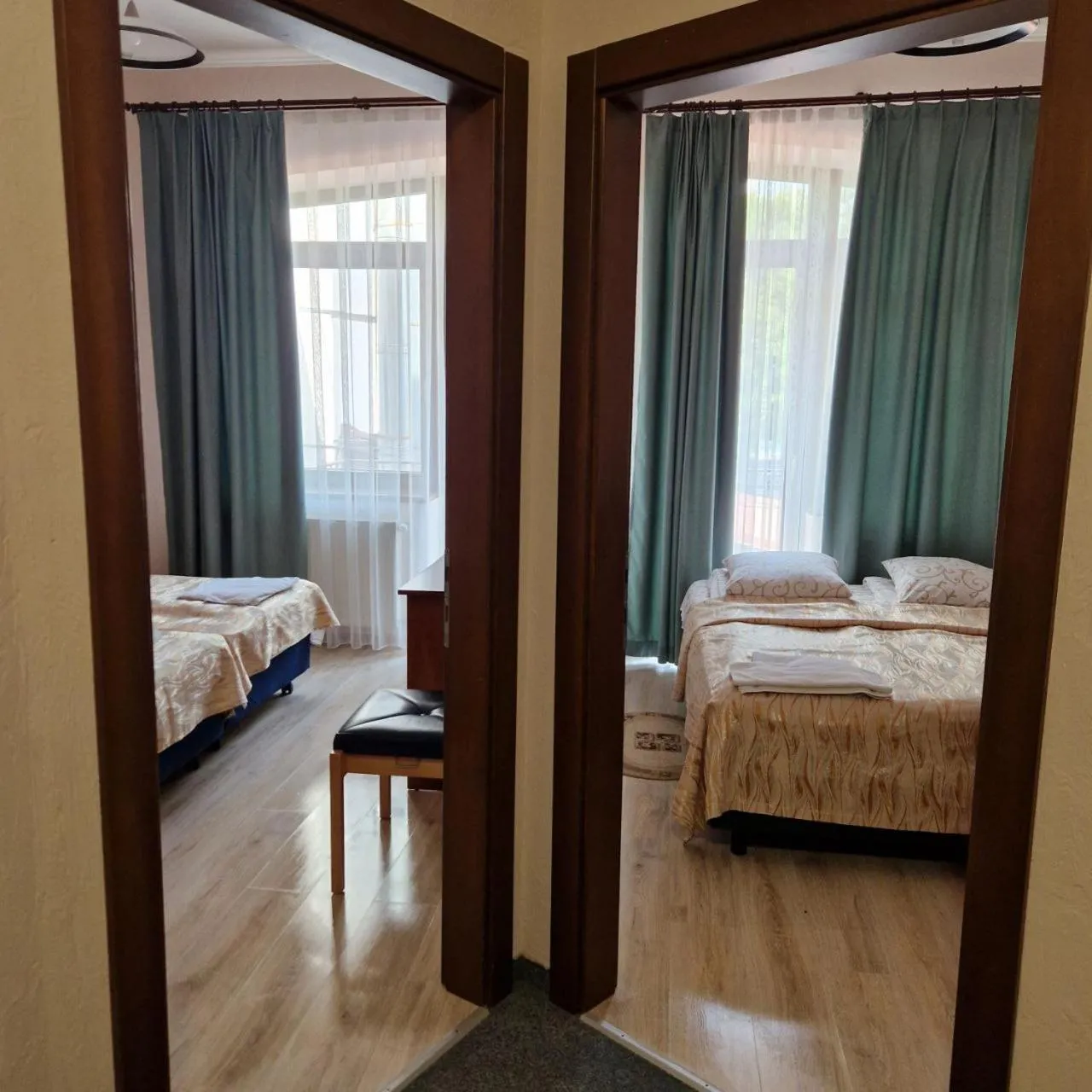 Bed in Hotel Helikon