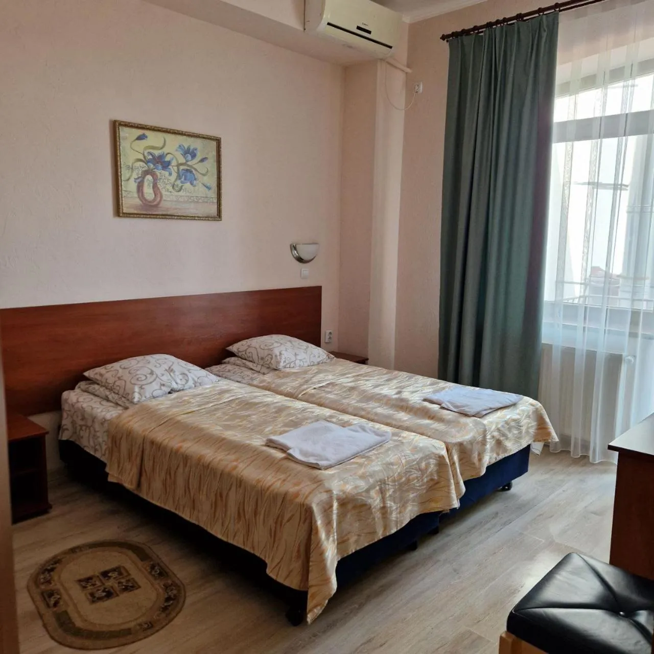 Bed in Hotel Helikon