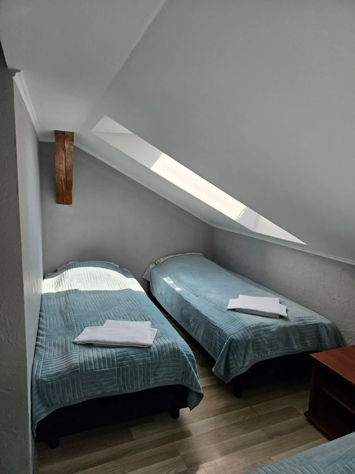 Bed in Hotel Helikon