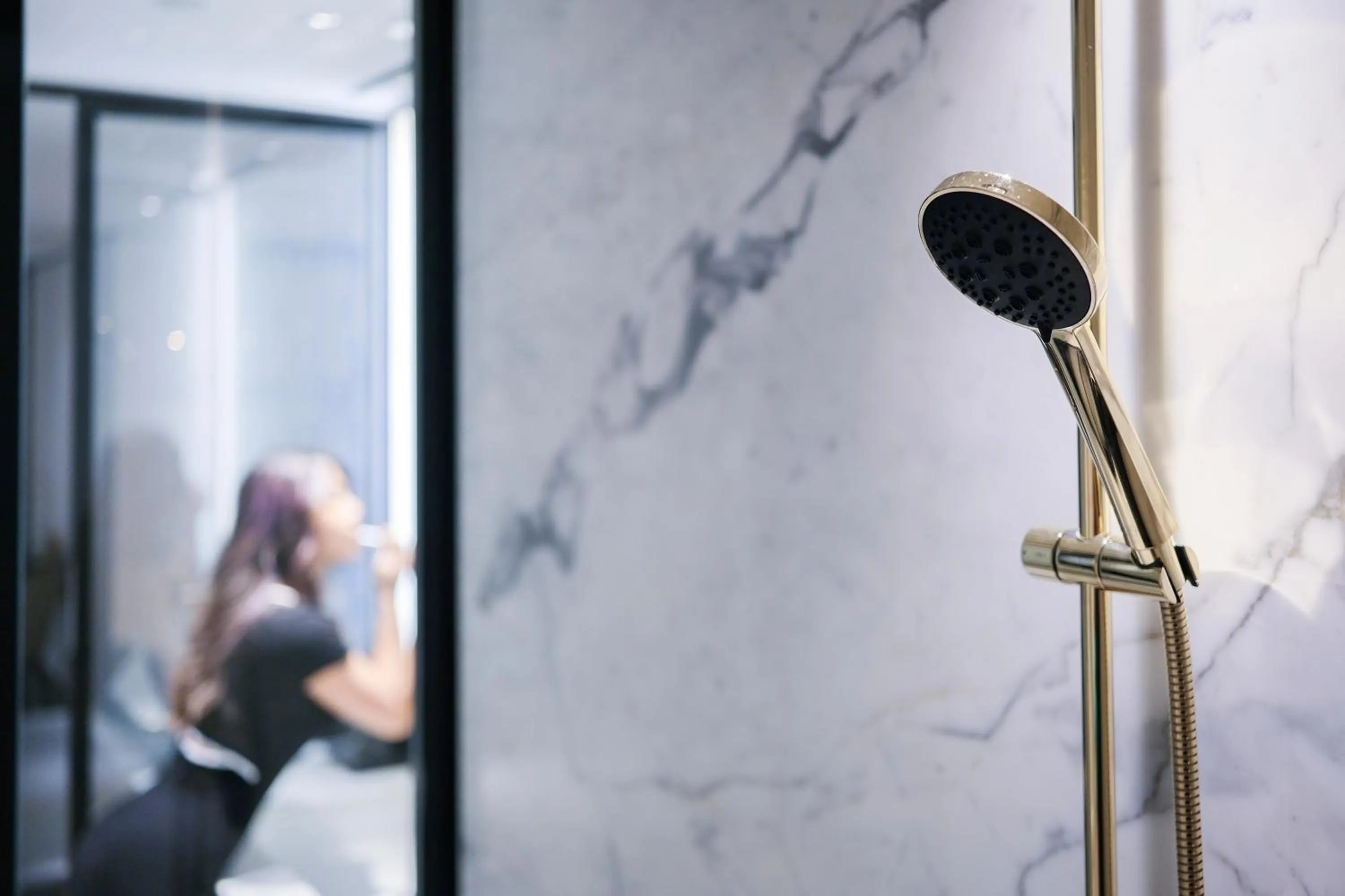 Shower in The Murray, Hong Kong, a Niccolo Hotel