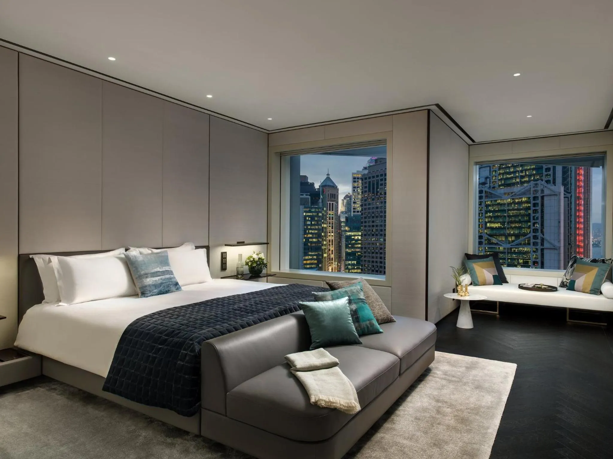Bedroom, Bed in The Murray, Hong Kong, a Niccolo Hotel