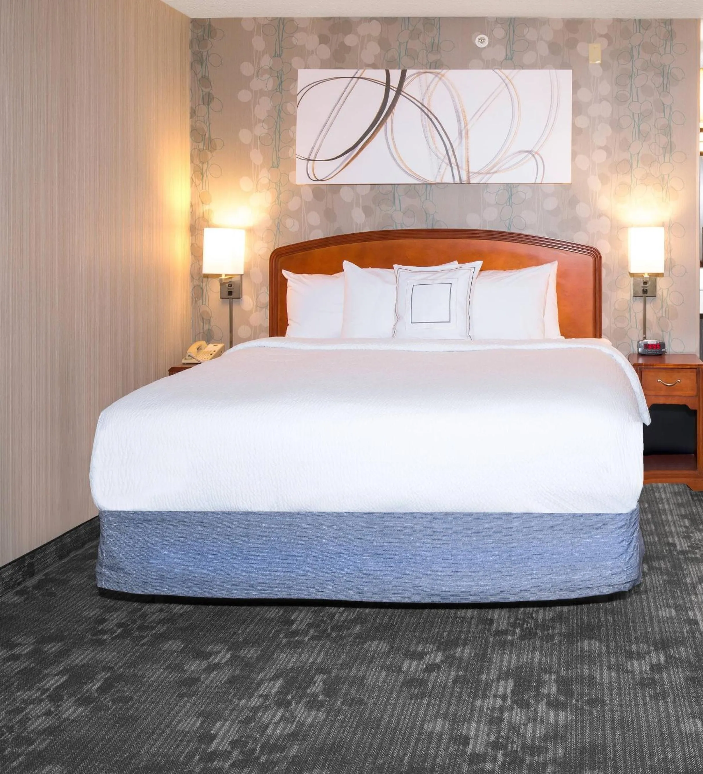 Bedroom, Bed in Courtyard by Marriott Charlotte Gastonia