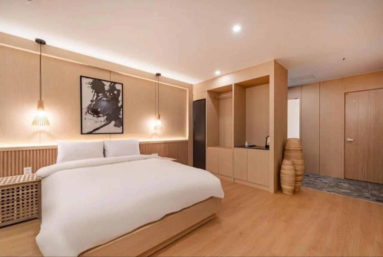 Bed in Hotel Hyggelig