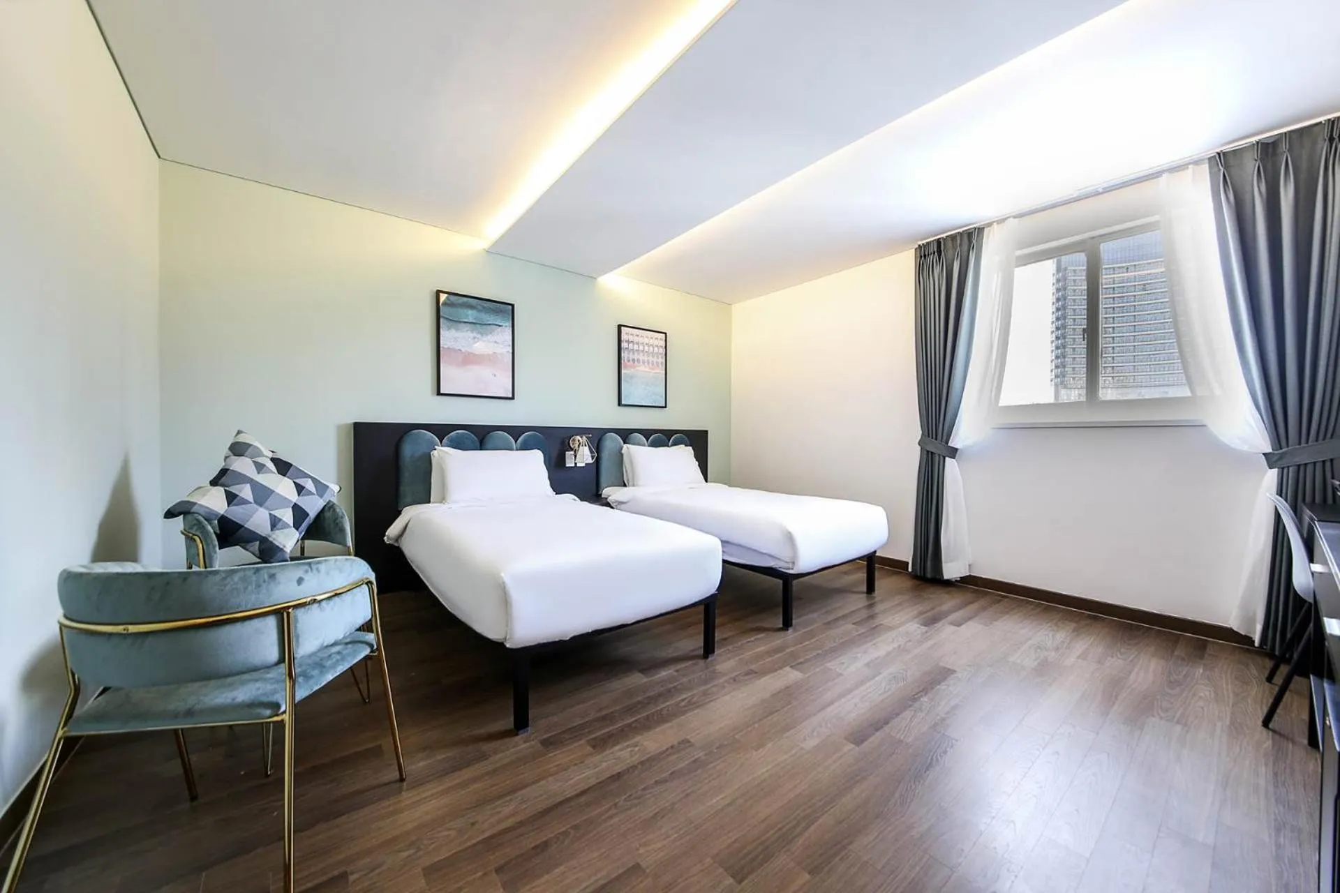 Bedroom, Bed in Hotel Hyggelig