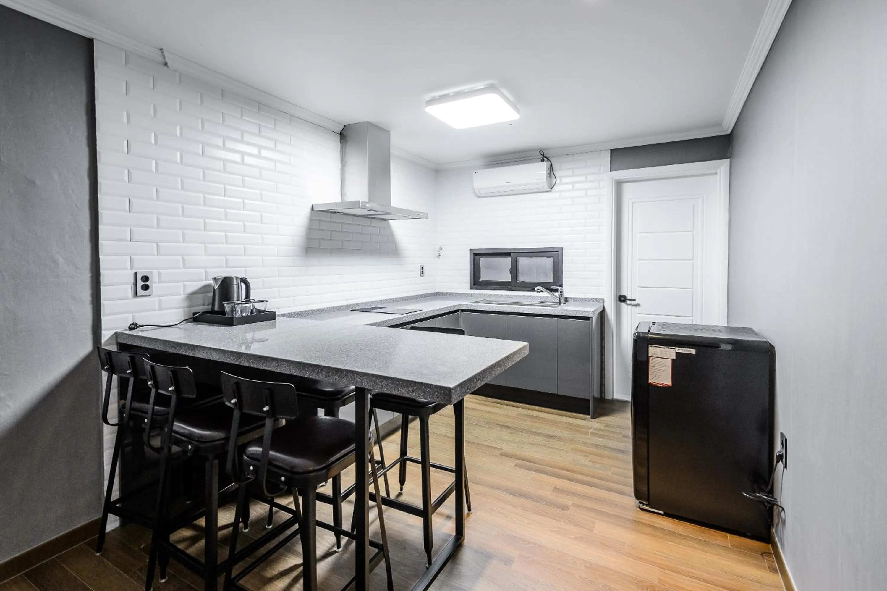 Kitchen or kitchenette in Hotel Hyggelig