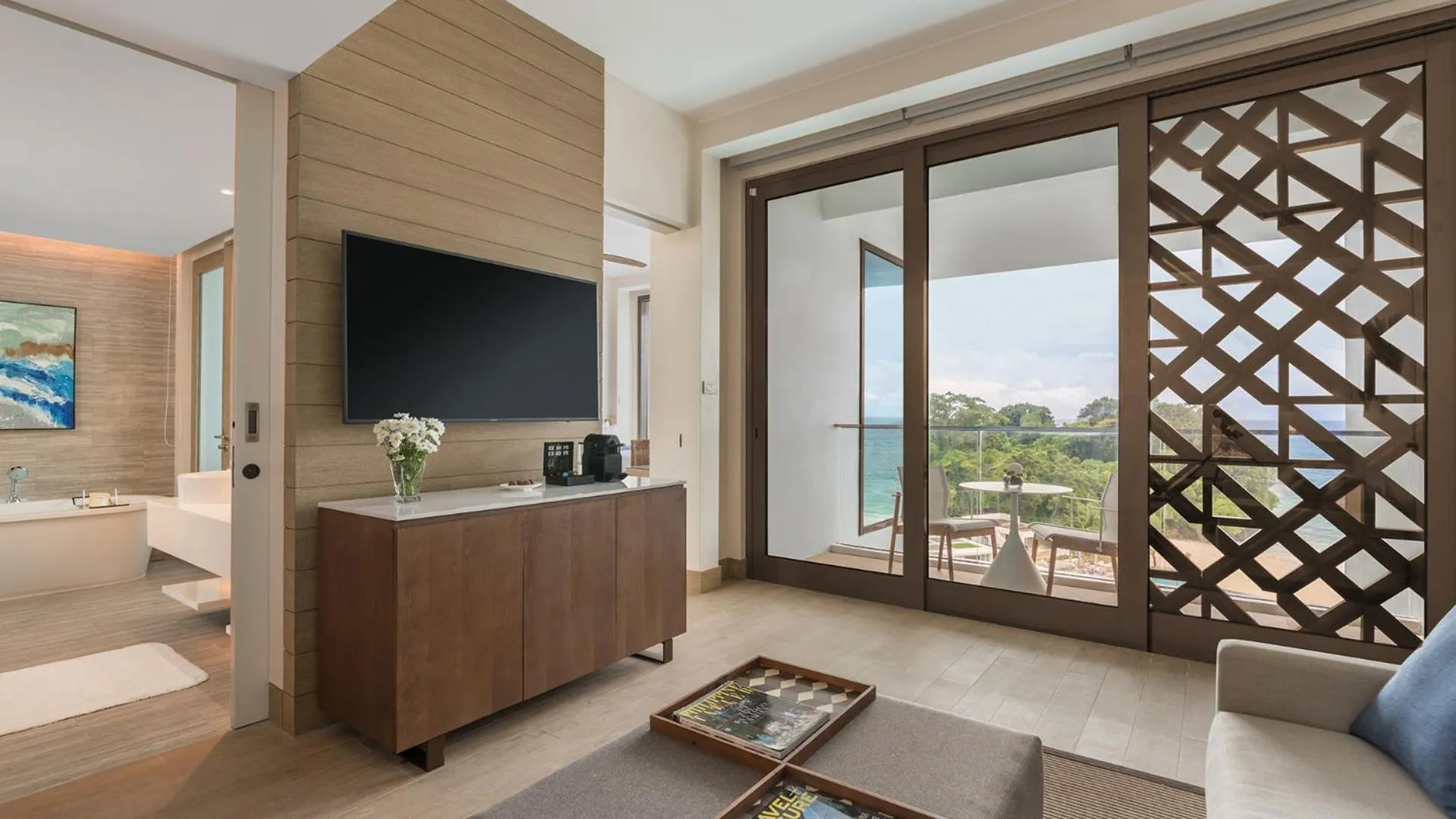 Living room in Crimson Resort and Spa Boracay