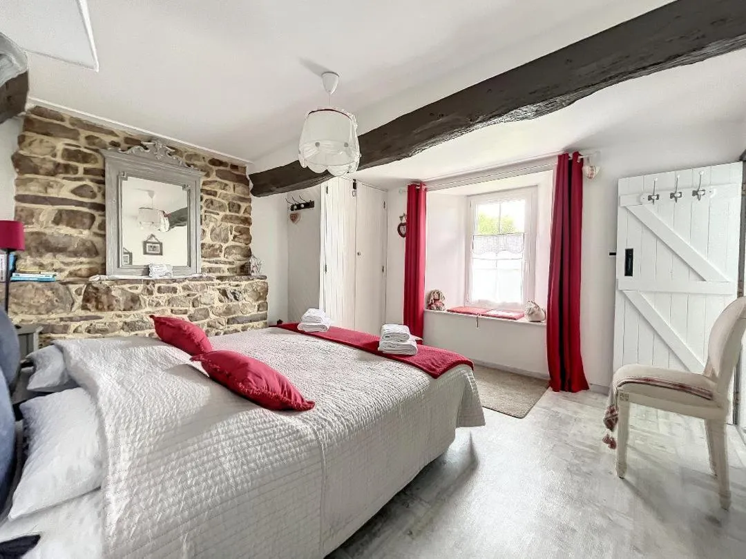 Internal: Not applicable to any particular room, Bed in Chambres d'Hôtes La Clef des Champs Normandie Manche 50