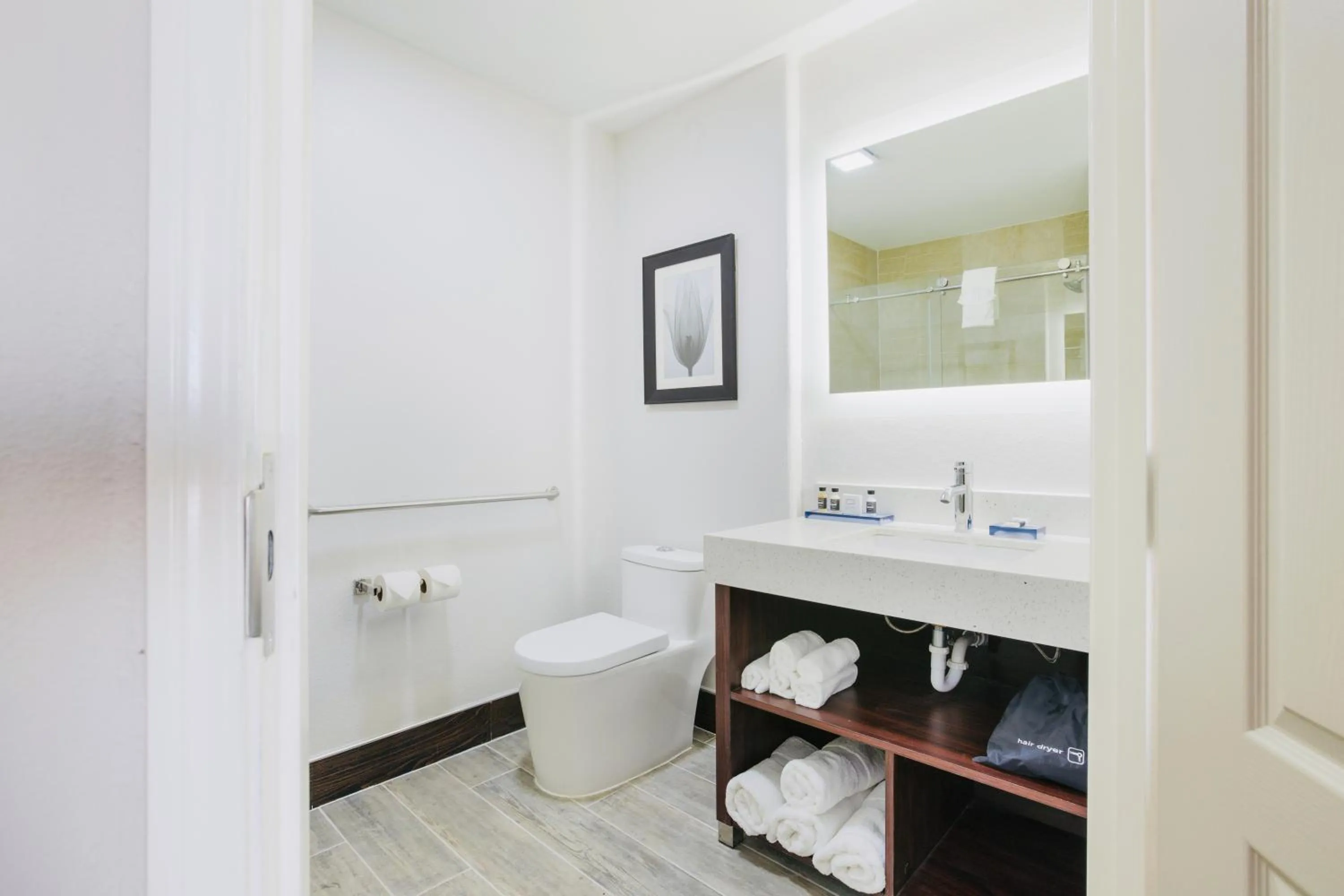 Bathroom in The Leo Collection Detroit, an Ascend Collection Hotel