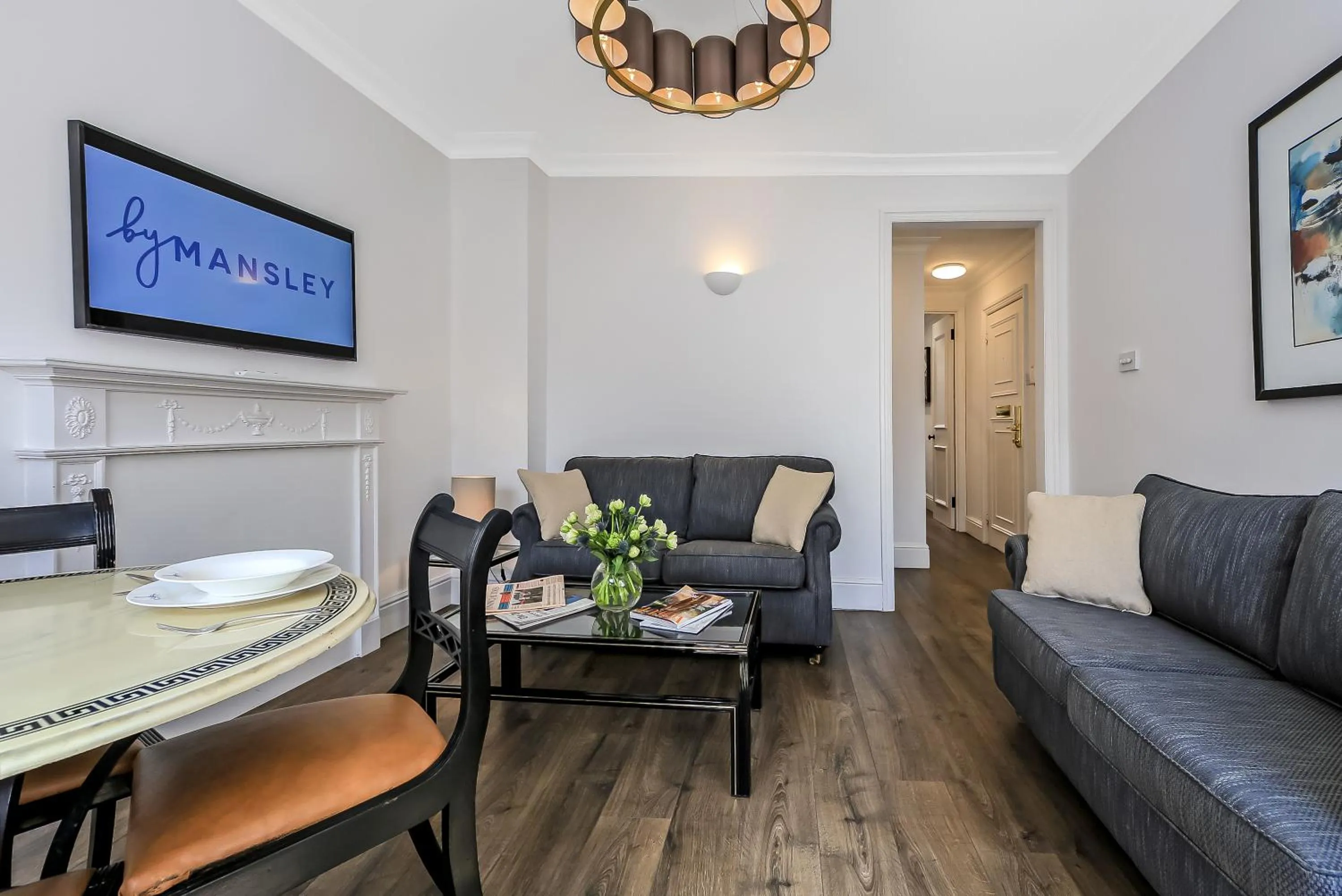 Living room in 10 Curzon Street by Mansley