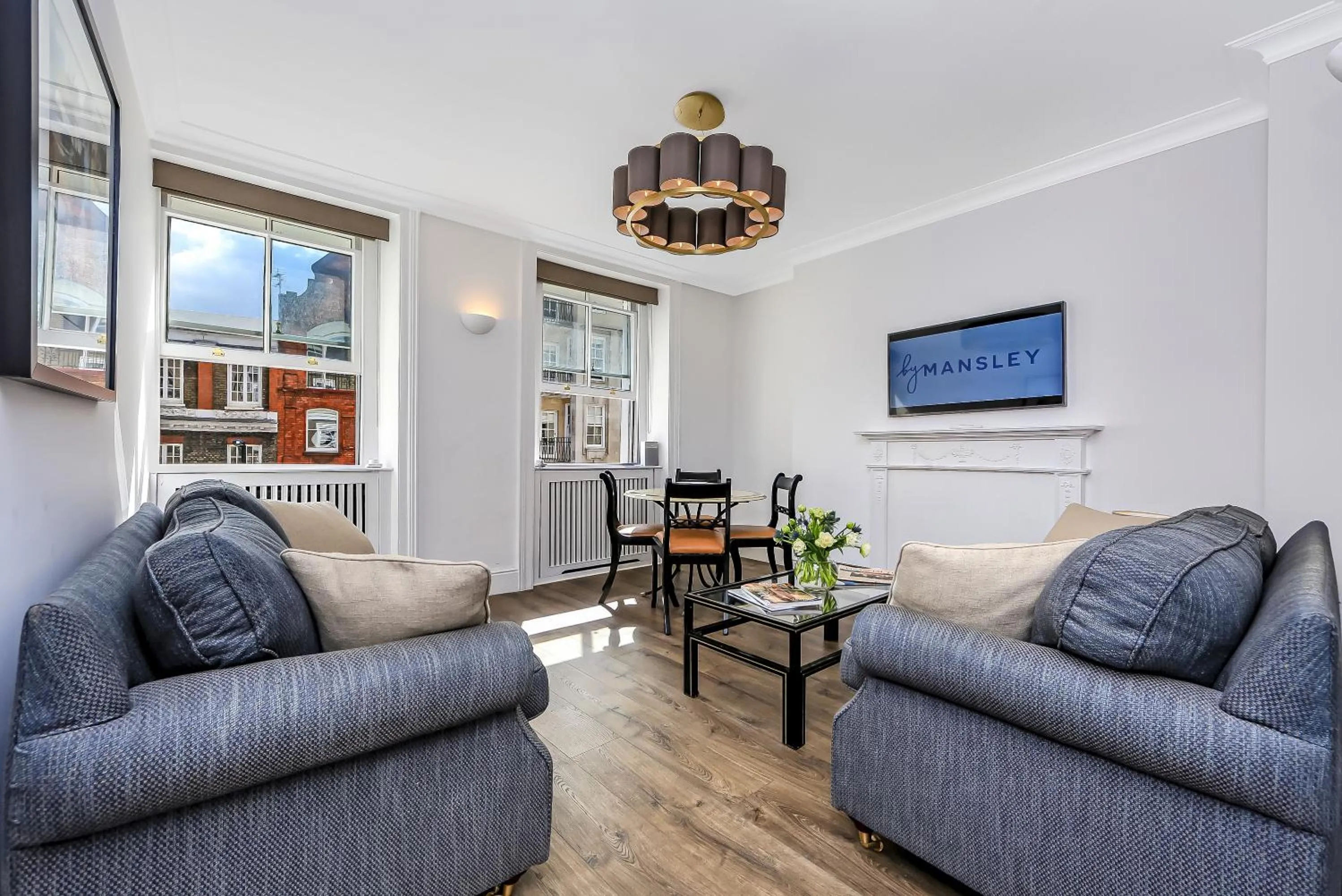 Living room in 10 Curzon Street by Mansley