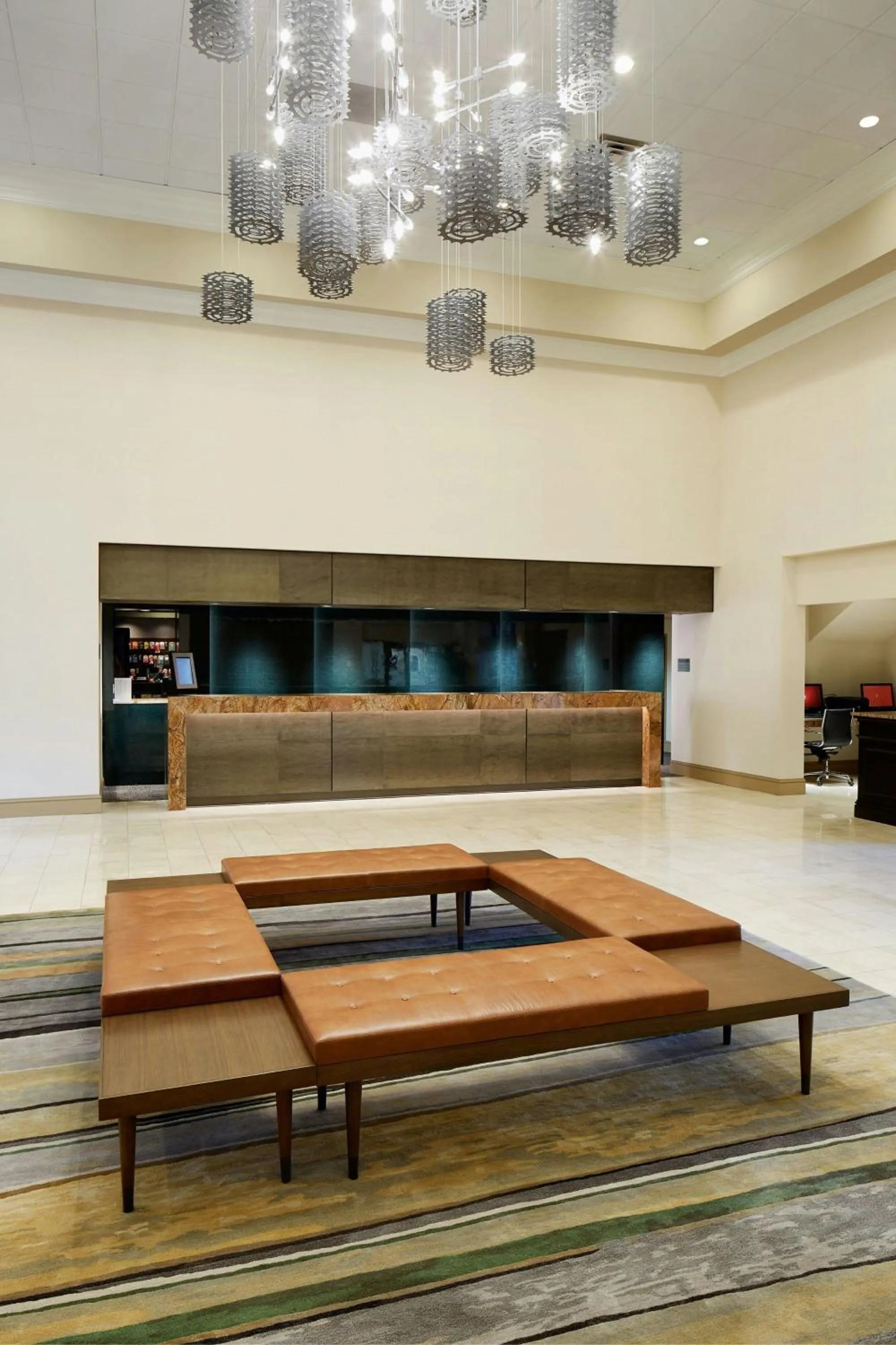 Lobby or reception in Marriott Columbus Northwest