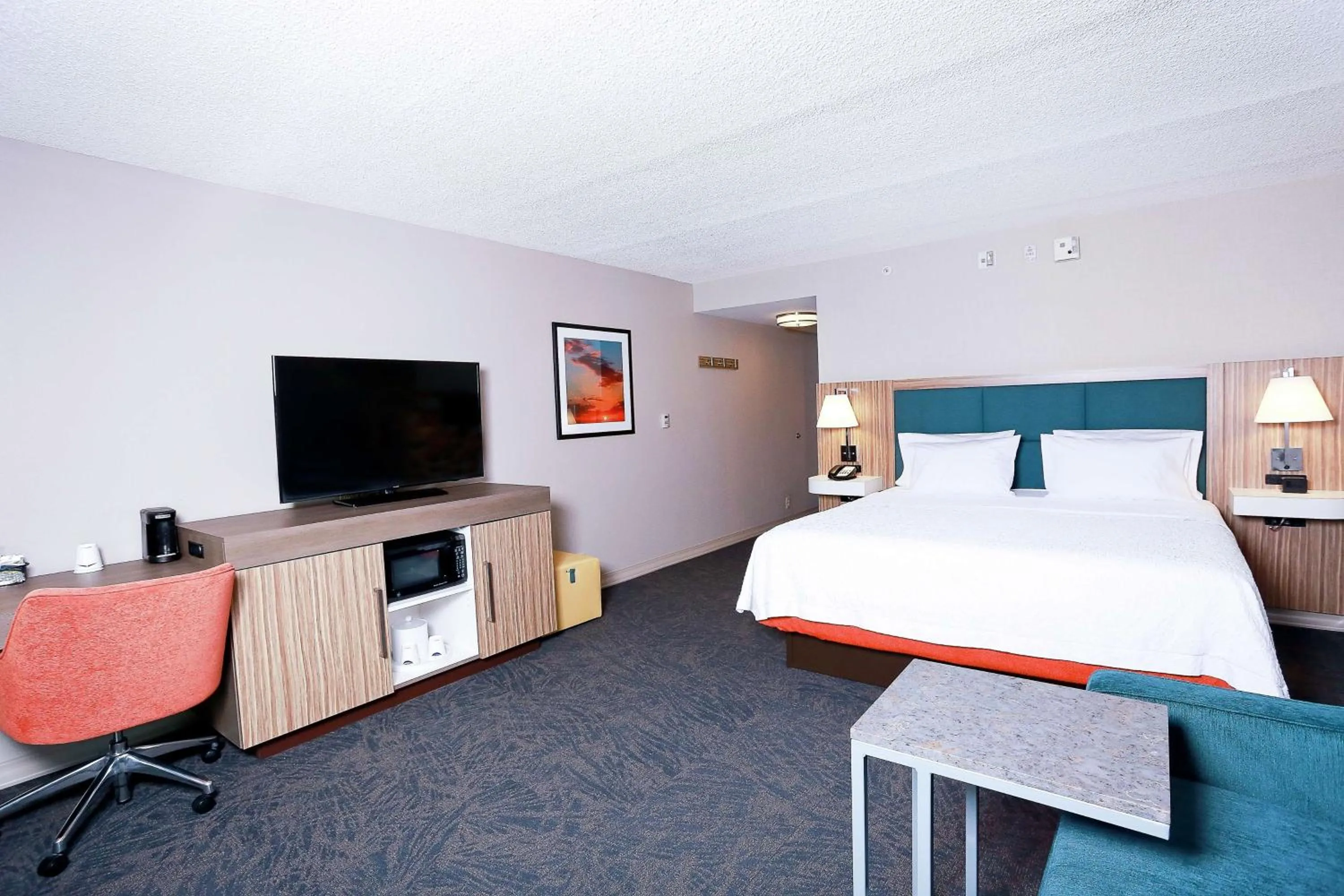 Bedroom, Bed in Hampton Inn & Suites Tampa-Wesley Chapel