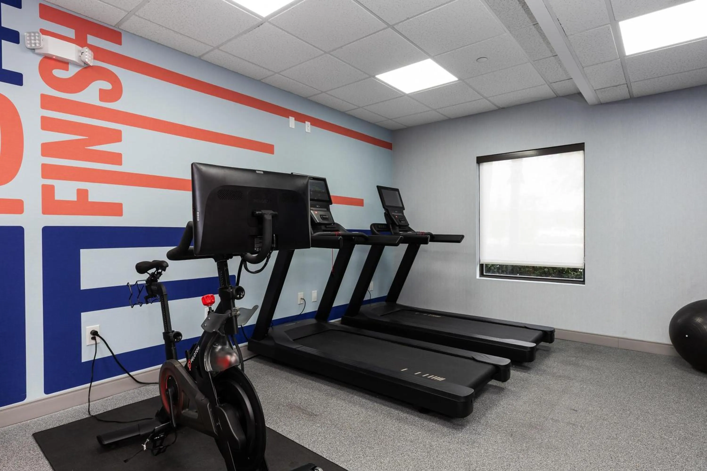 Fitness centre/facilities in Hampton Inn & Suites Tampa-Wesley Chapel