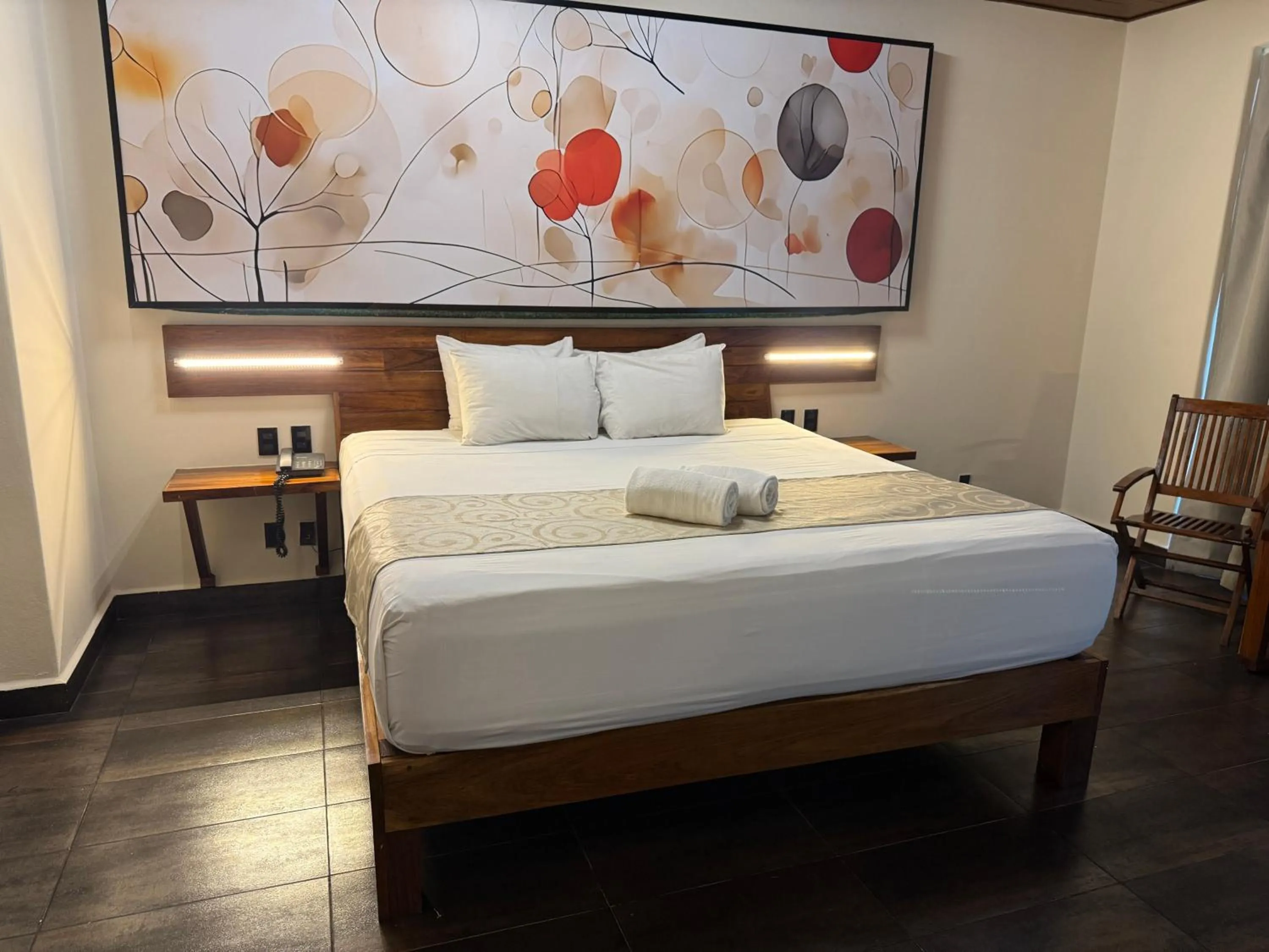 Bed in Reina Roja Hotel Boutique