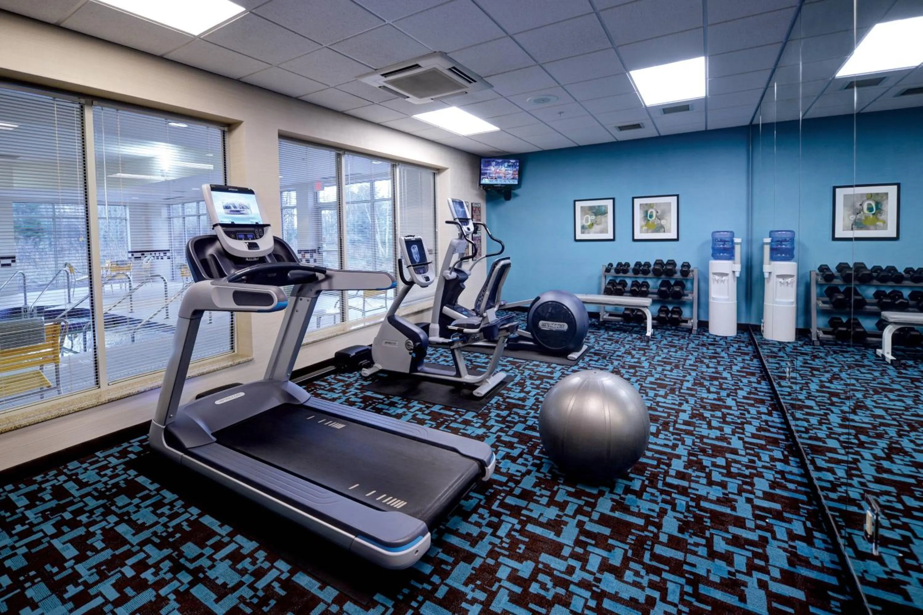 Fitness centre/facilities in Fairfield Inn & Suites by Marriott Wausau
