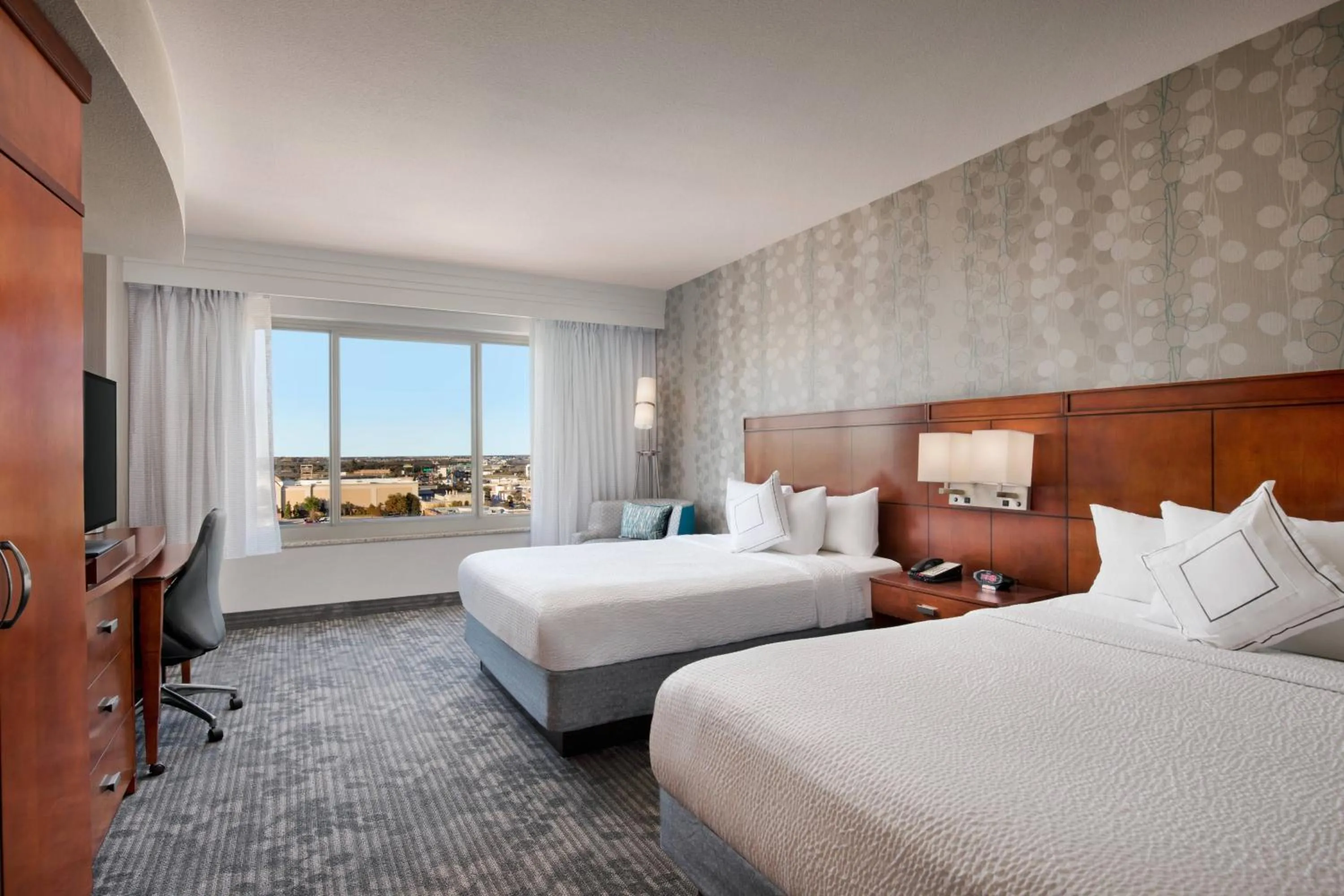 Photo of the whole room, Bed in Courtyard by Marriott Dallas Allen at Allen Event Center