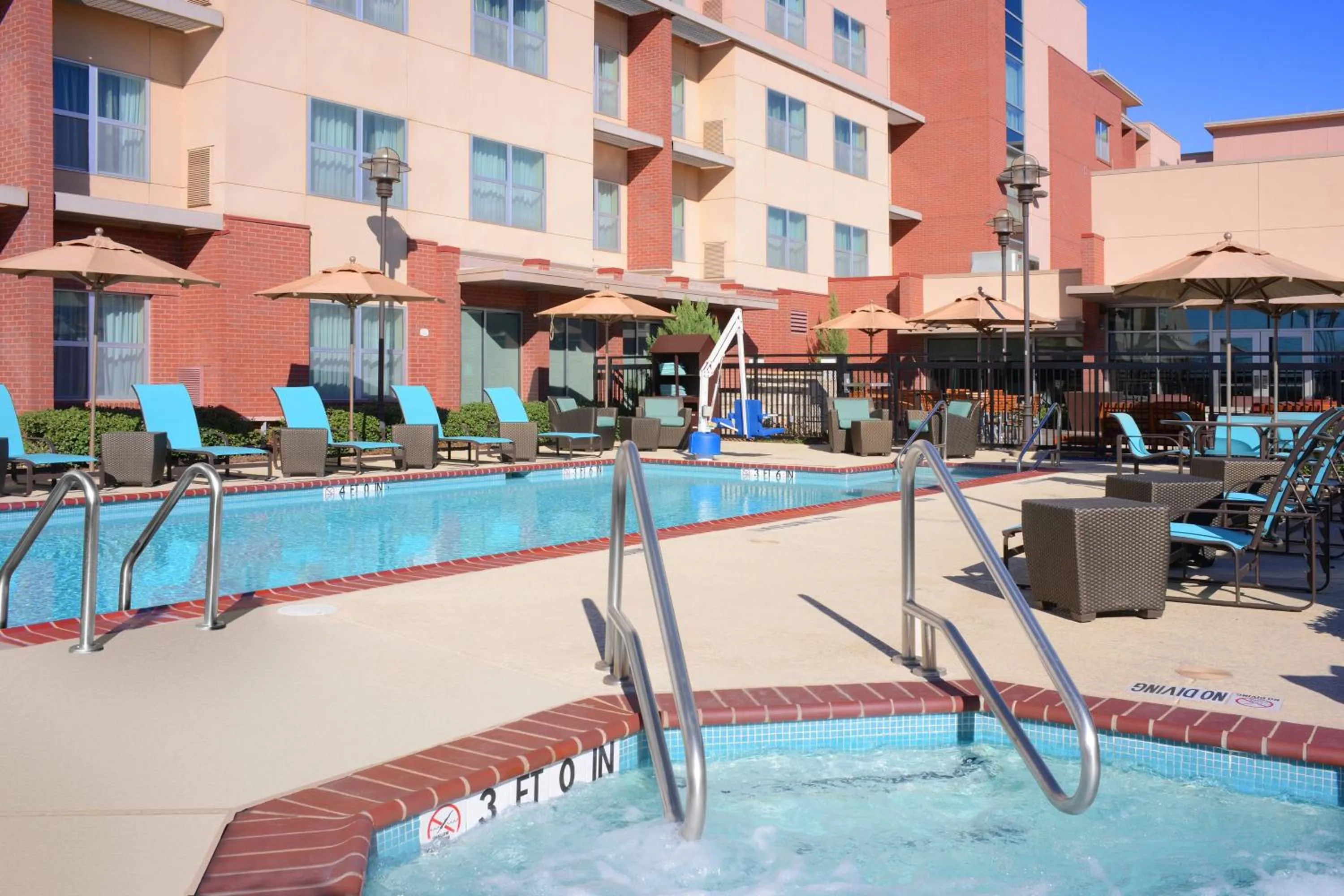Swimming pool in Residence Inn by Marriott Dallas Plano The Colony