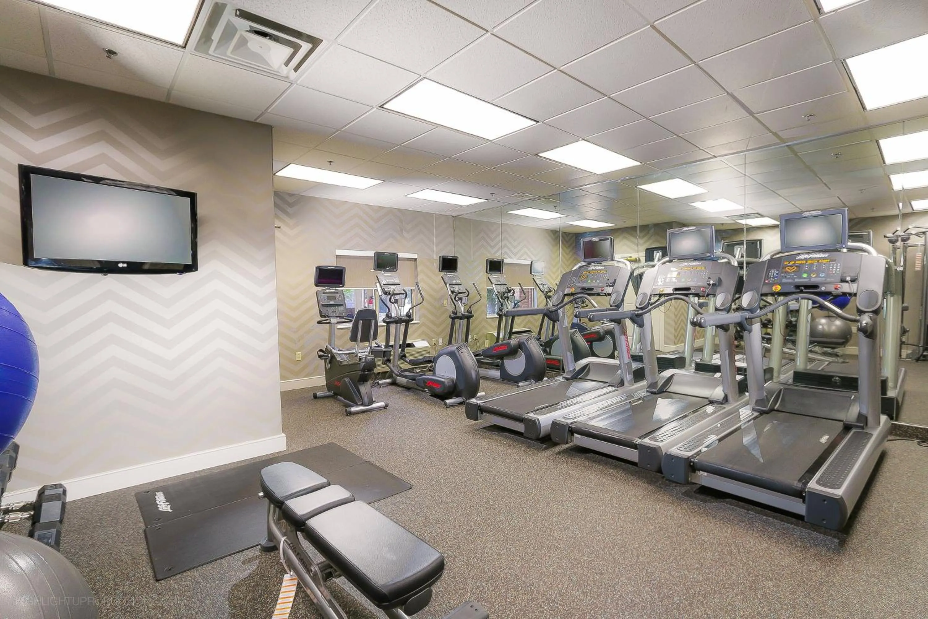 Fitness centre/facilities in Residence Inn Fort Worth Alliance Airport