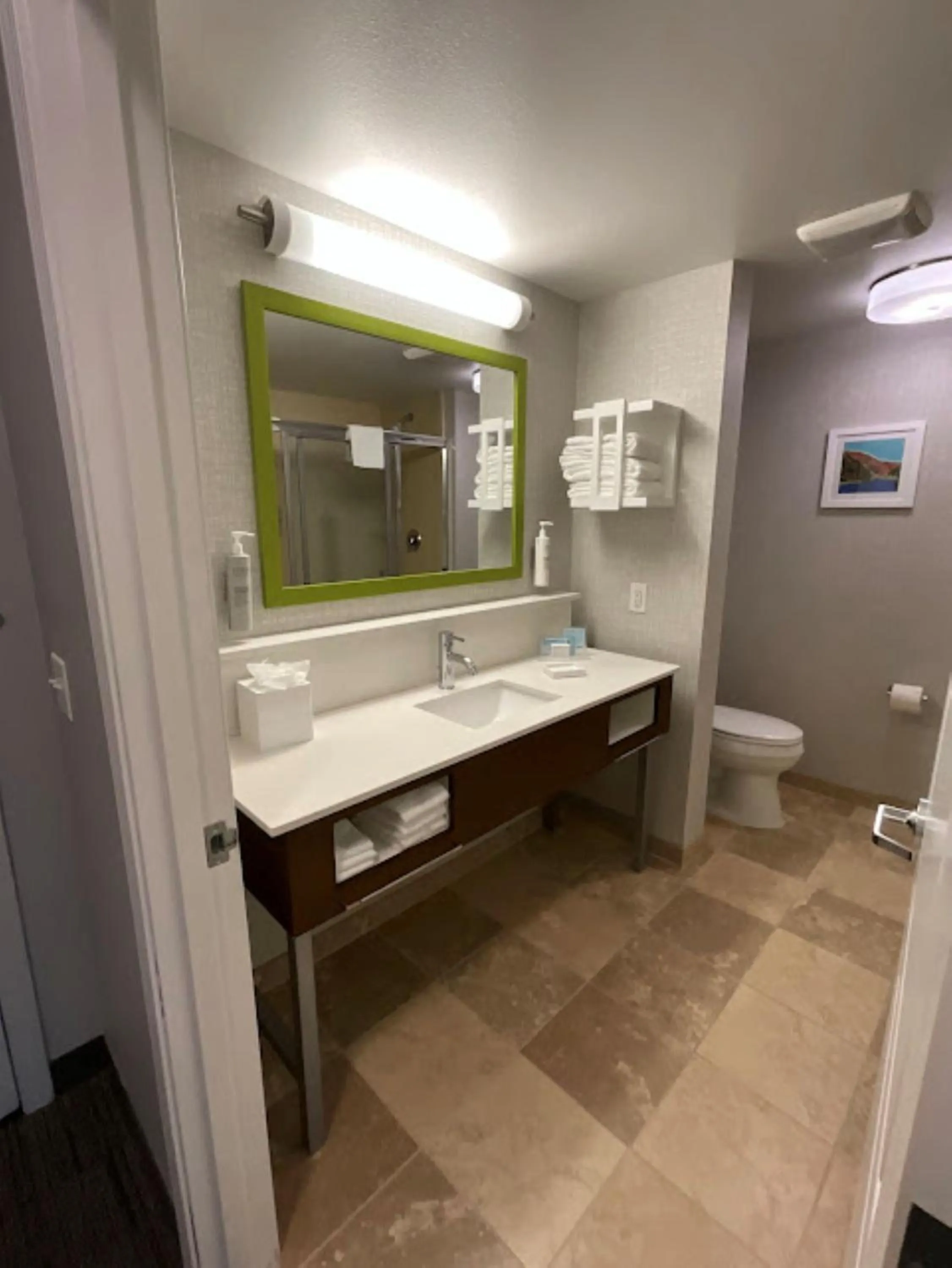 Toilet in Hampton Inn by Hilton Montrose