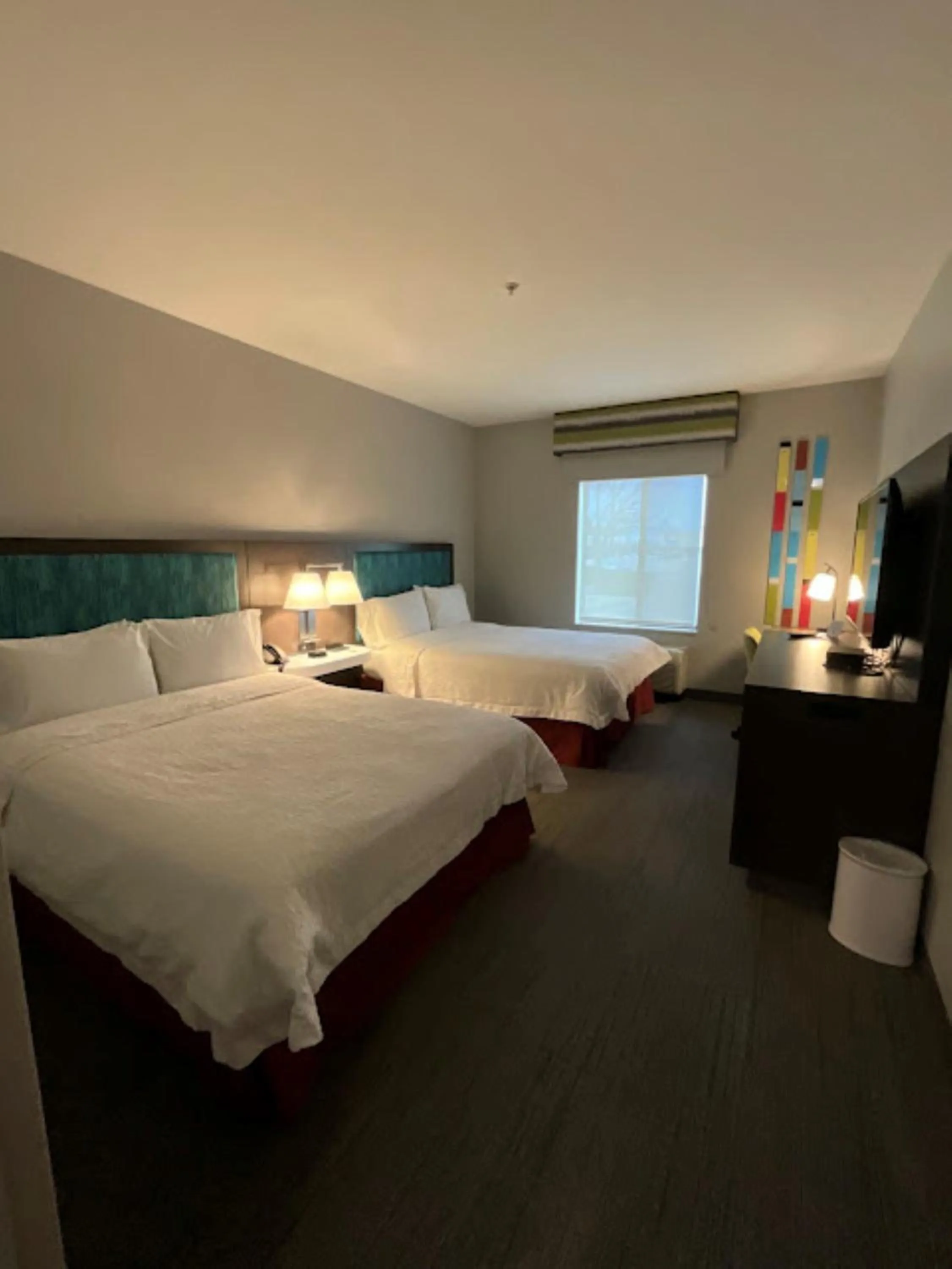 Bed in Hampton Inn by Hilton Montrose