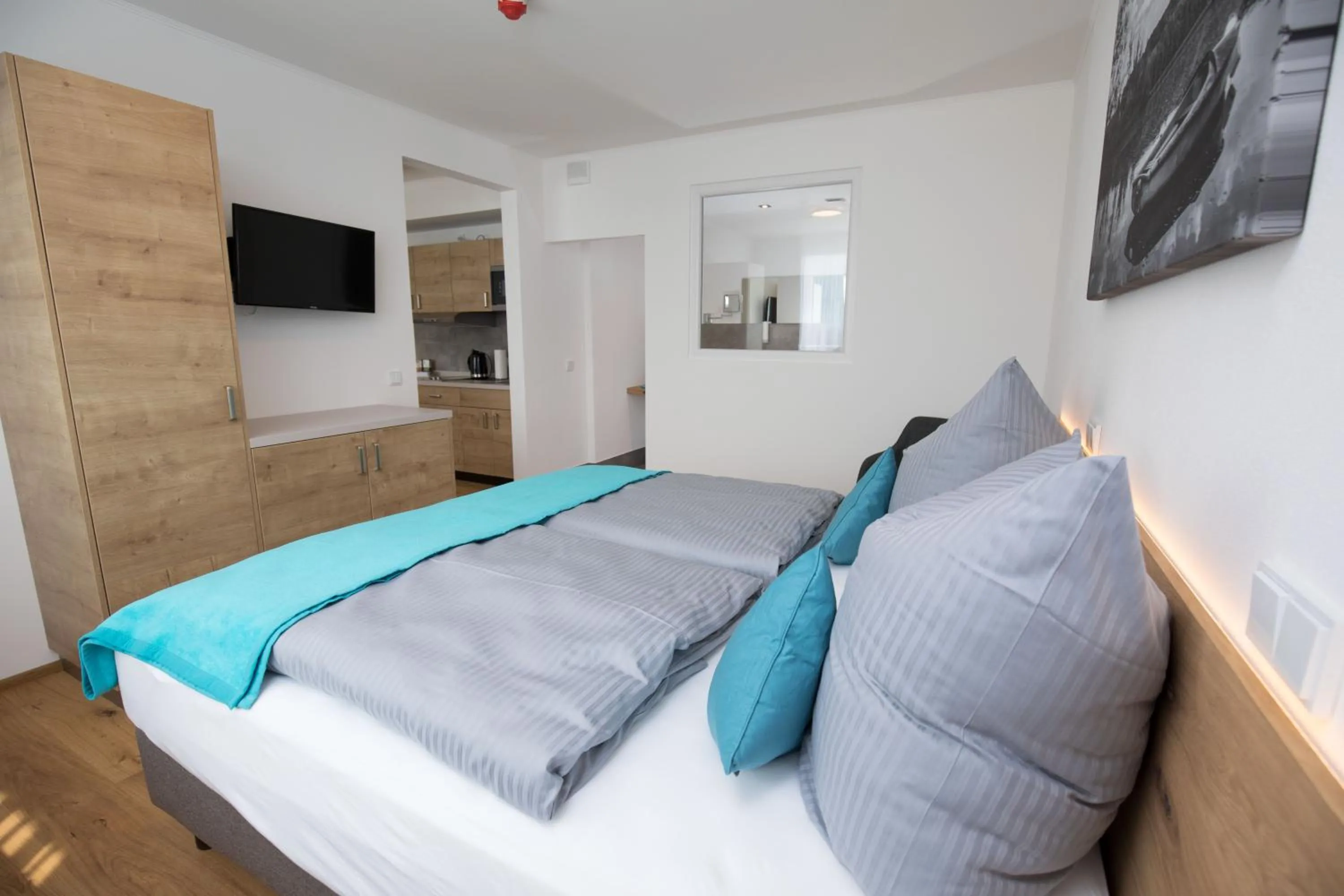 Bed in motel isar | 24h/7 checkin