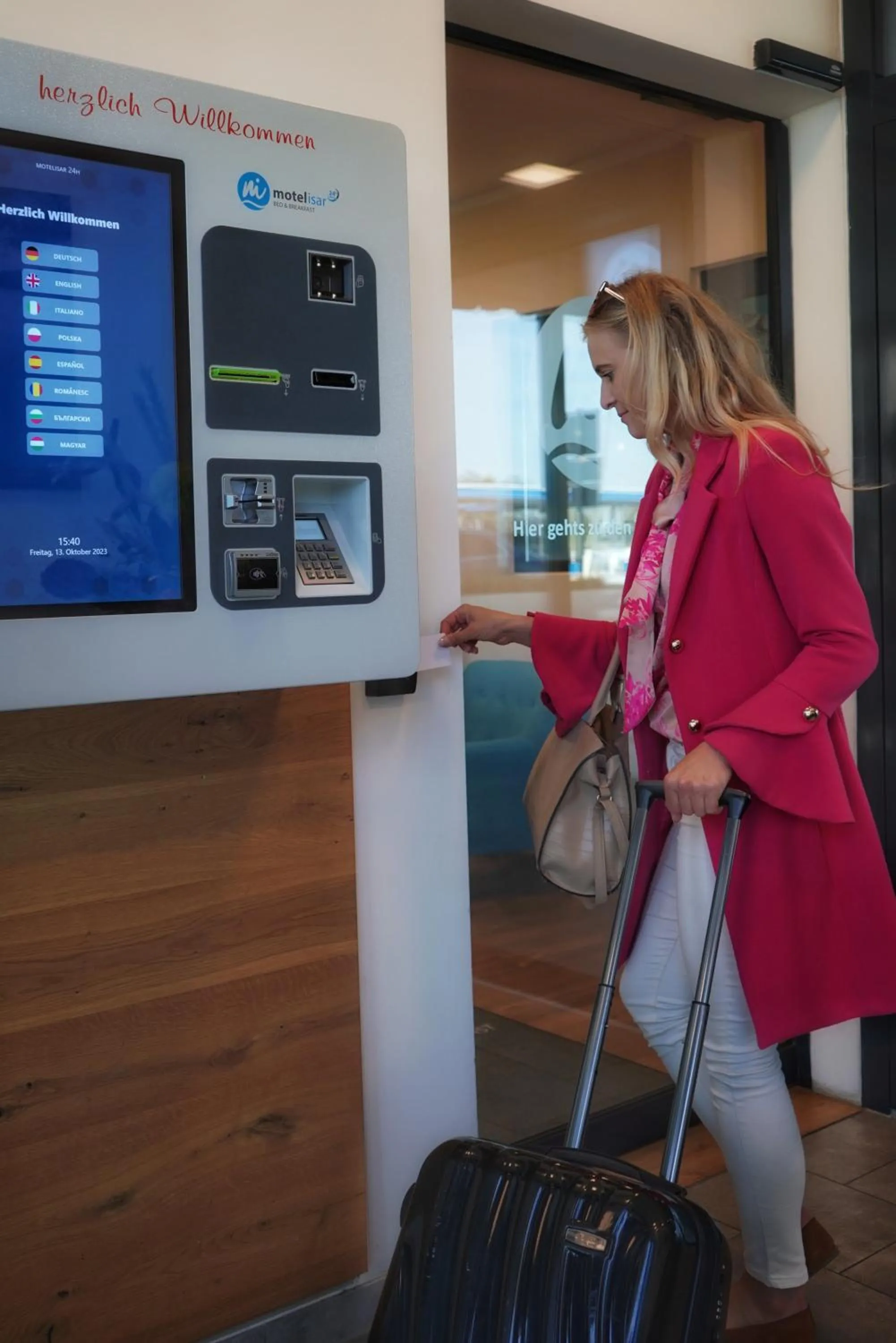 Lobby or reception in motel isar | 24h/7 checkin