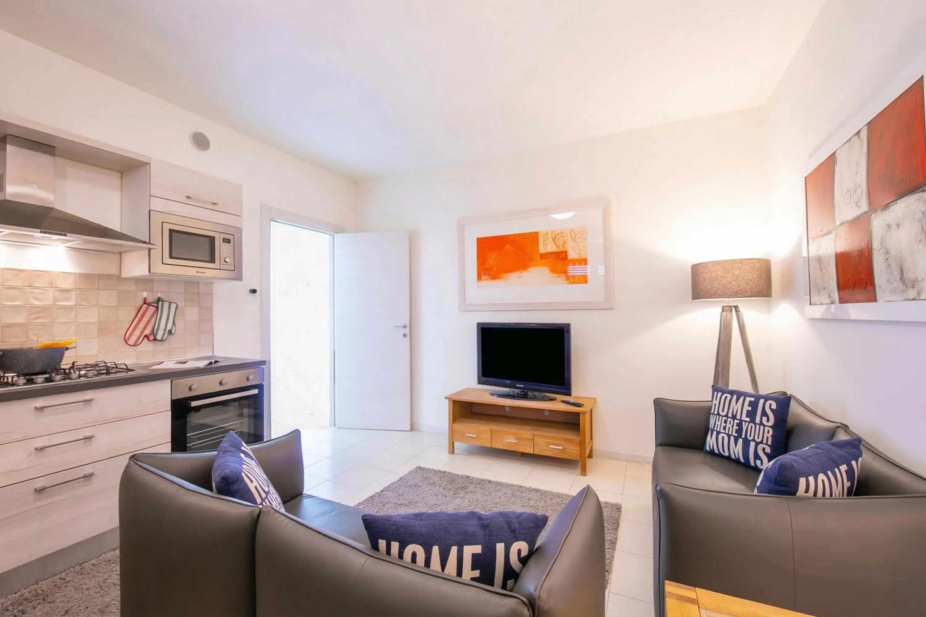 Living room in Casa dei Quadri - Happy Rentals