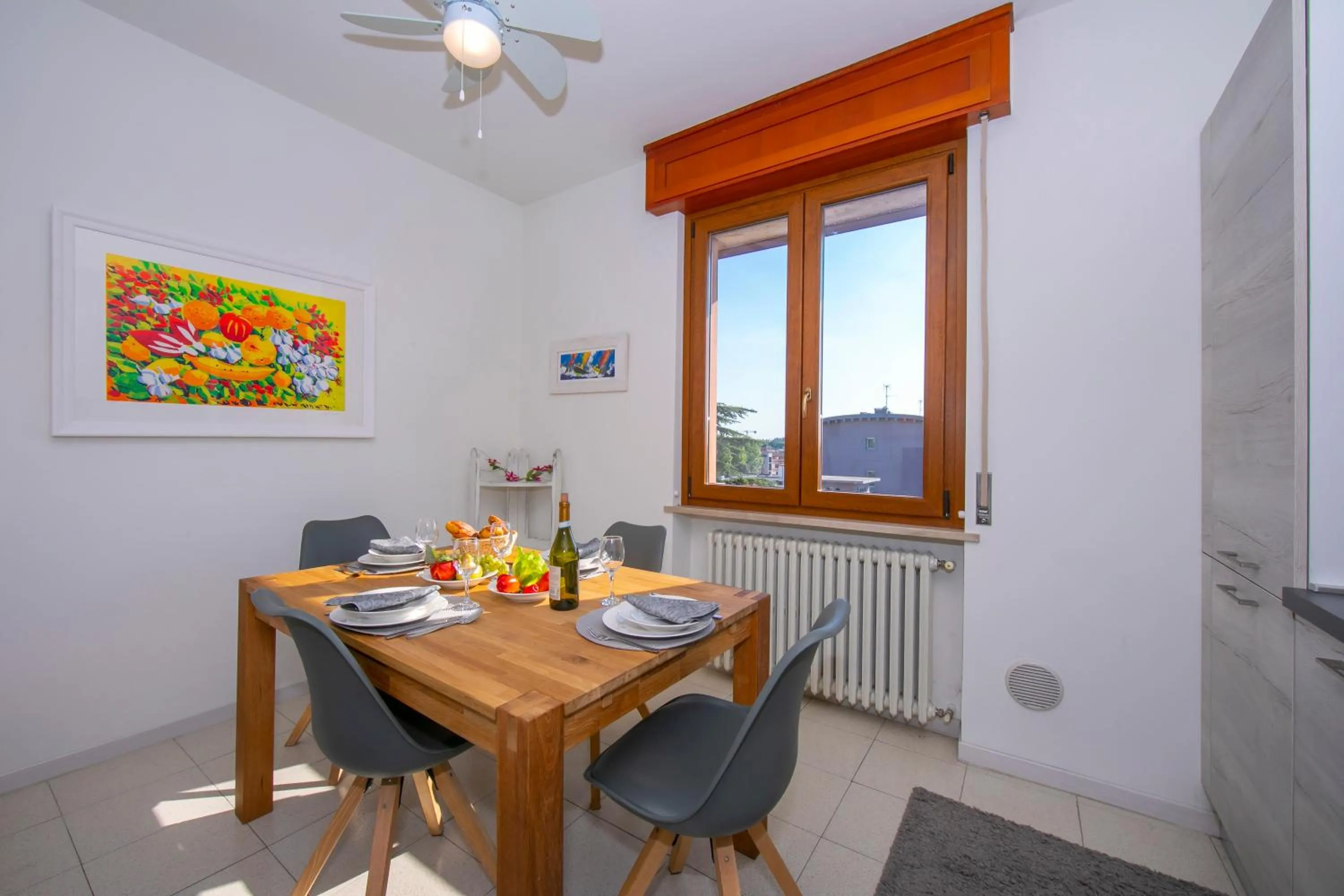 Dining area in Casa dei Quadri - Happy Rentals