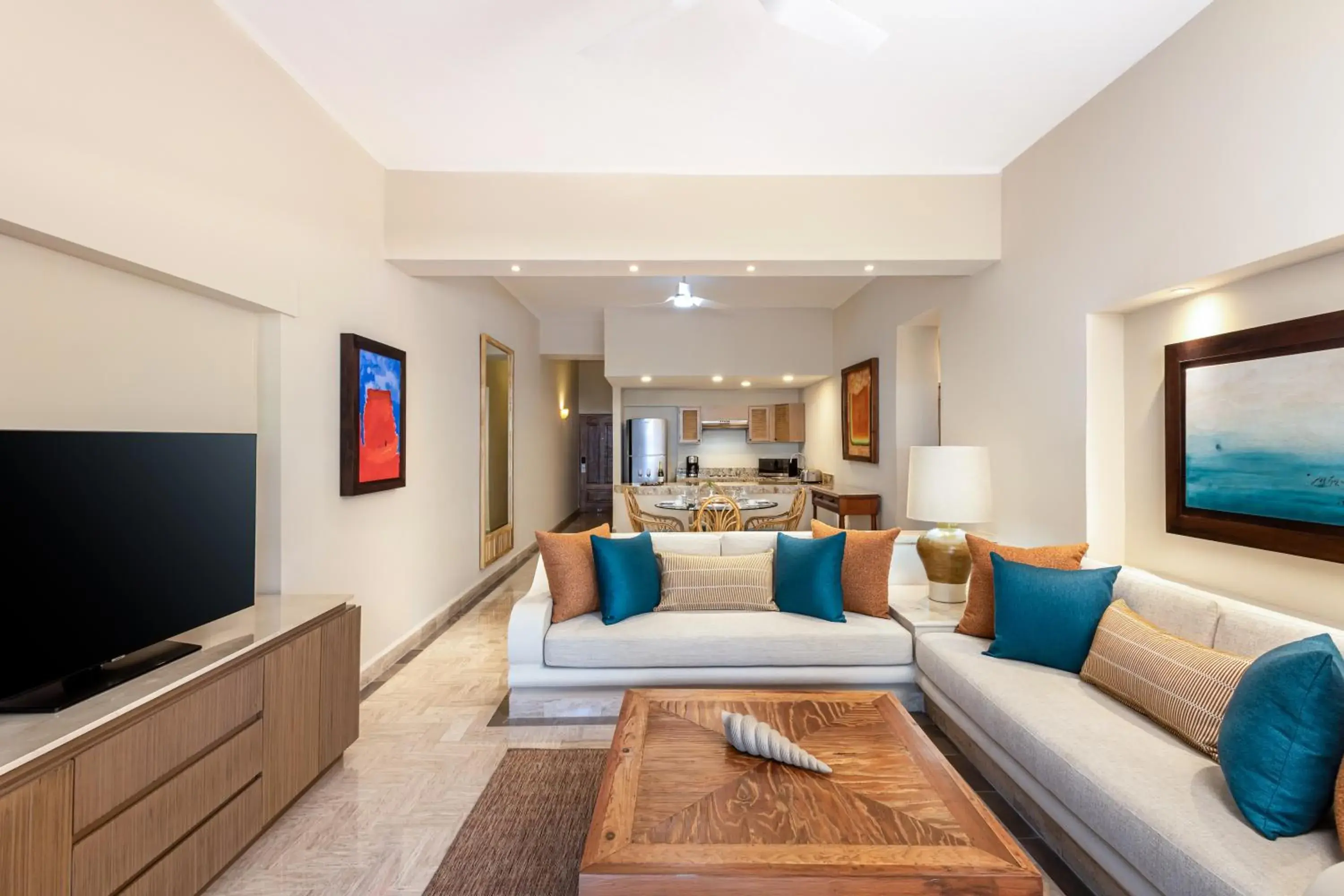 Living room in Velas Vallarta Suite Resort All-Inclusive Living room in Velas Vallarta Suite Resort All-Inclusive