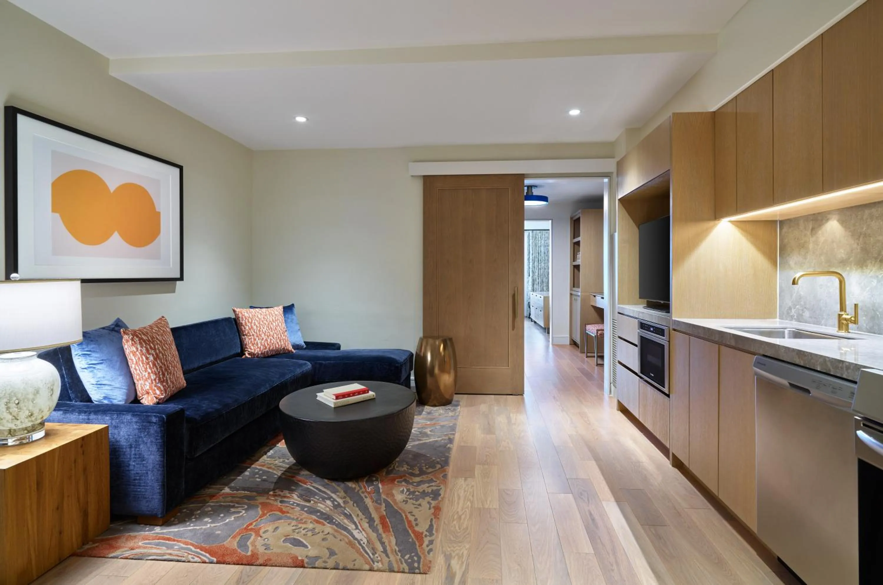 Living room in Limelight Hotel Aspen