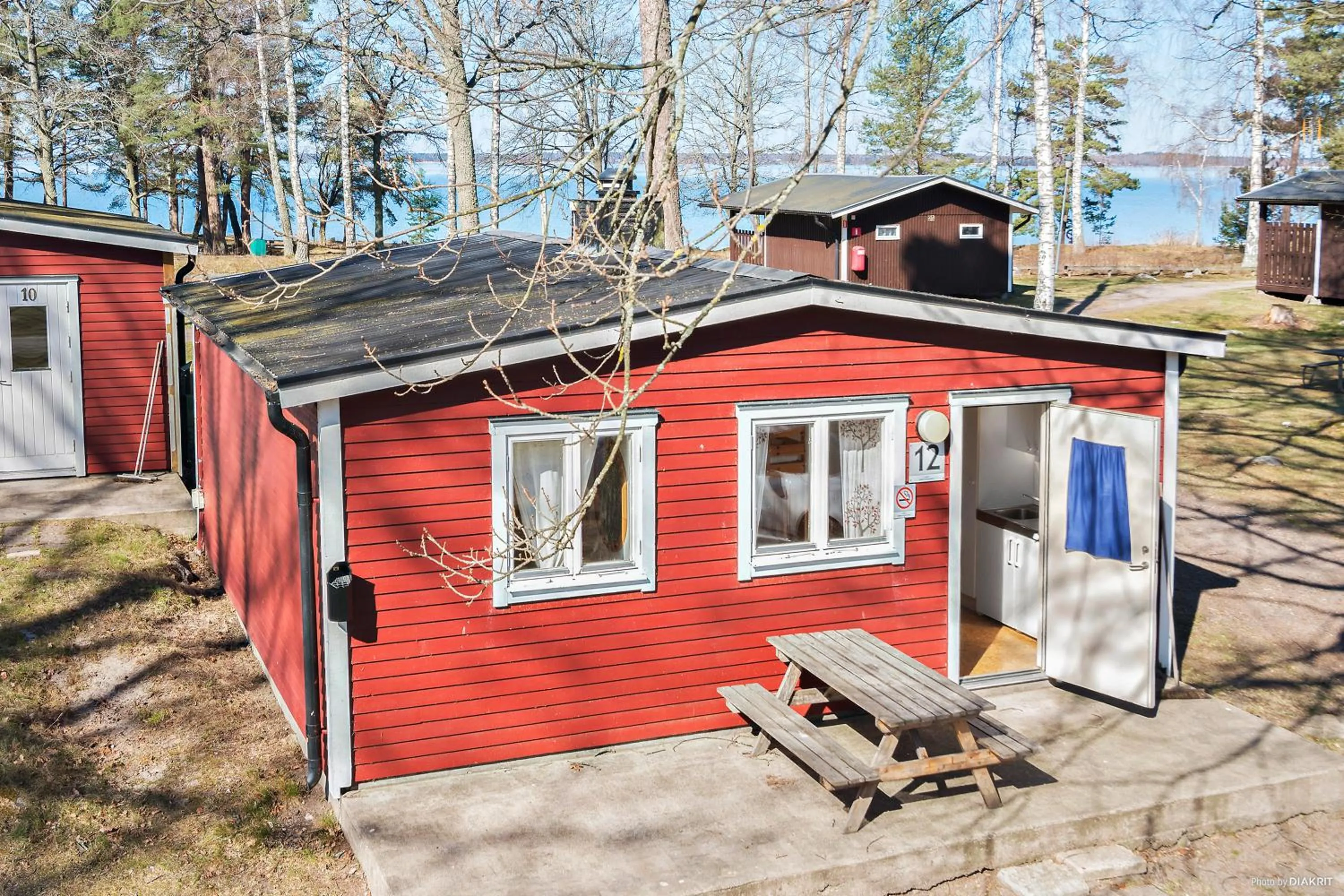 Quadruple Room with Shared Bathroom in First Camp Ekudden-Mariestad