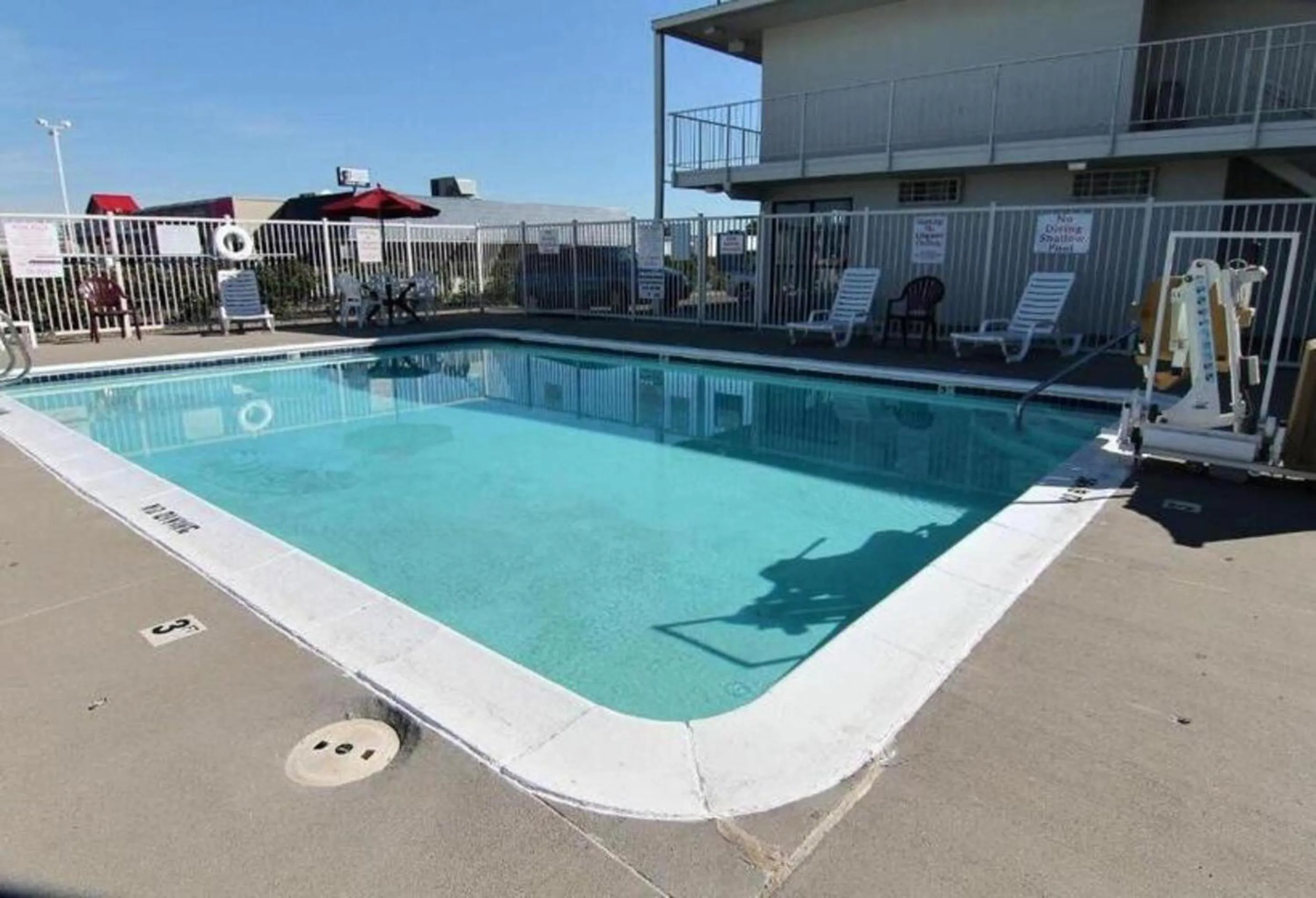 Swimming pool in Motel 6-Bismarck, ND