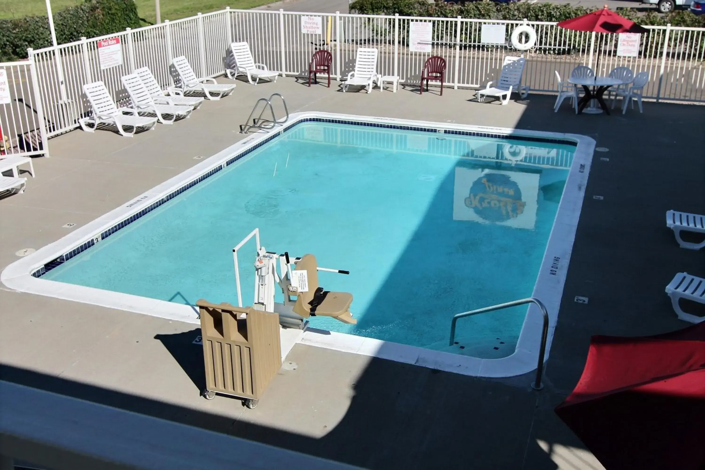 Swimming pool, Pool View in Motel 6 Bismarck, ND