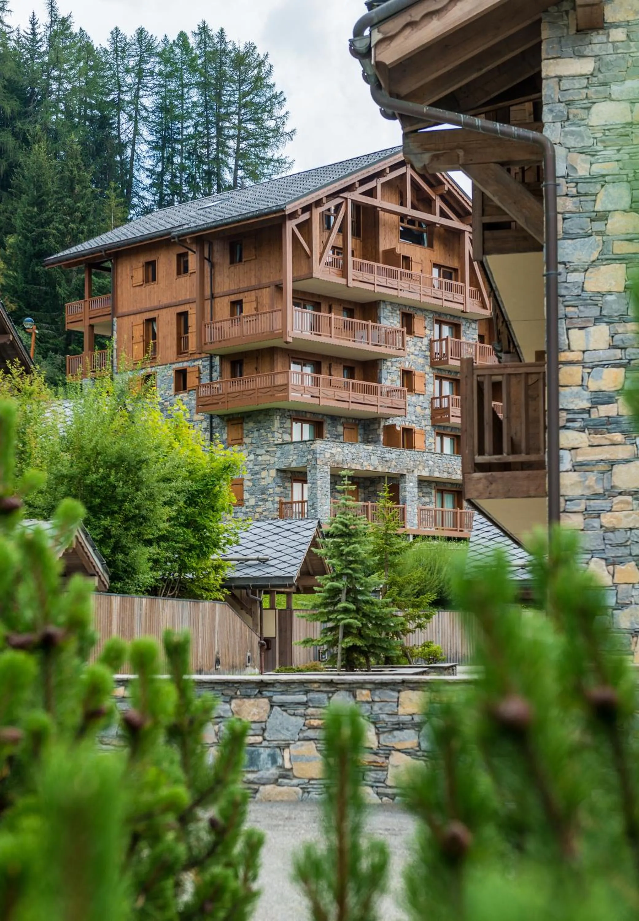 Facade/entrance in CGH Résidences & Spas Orée Des Cimes