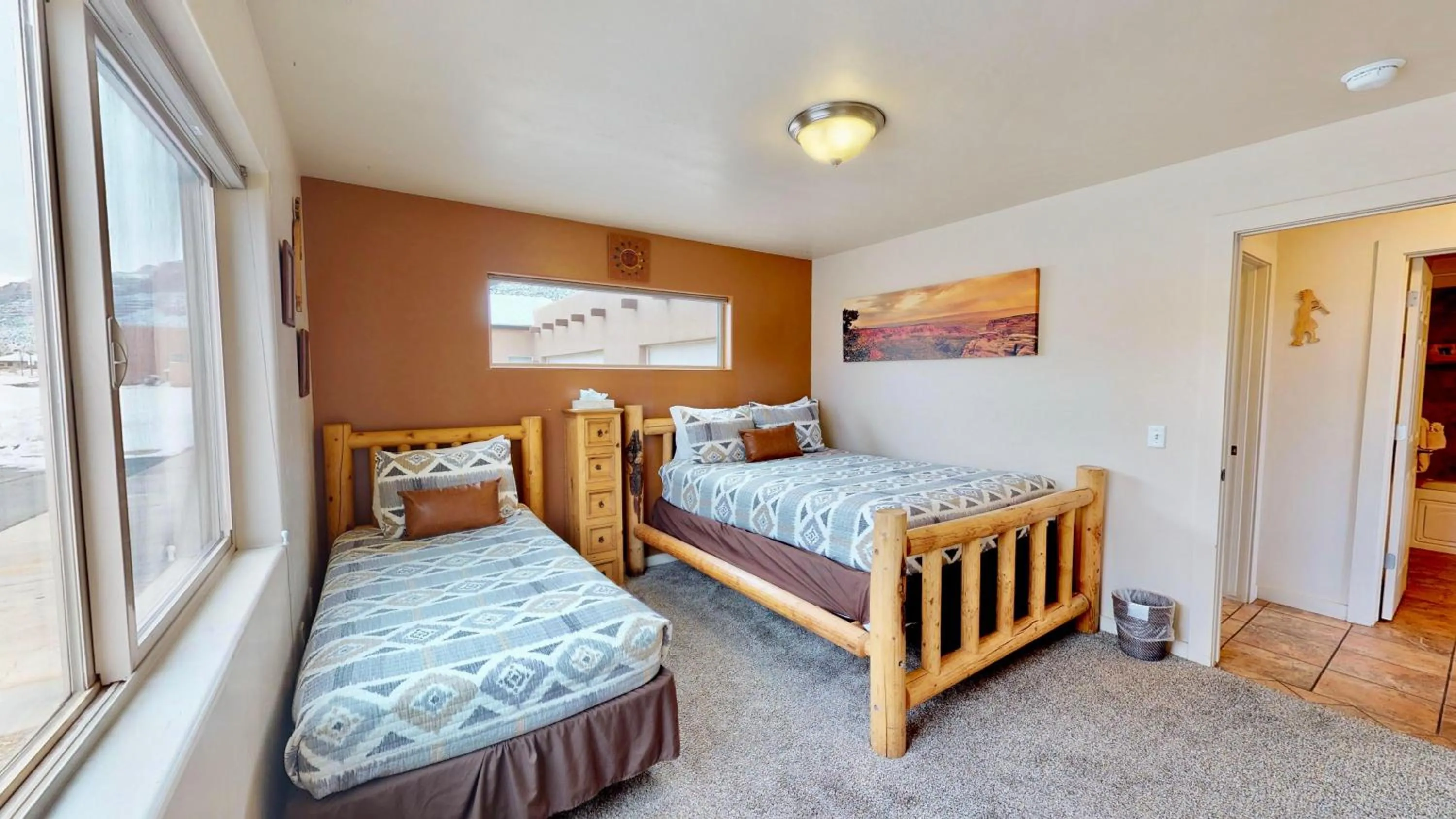 Bed in Desert Oasis #X1