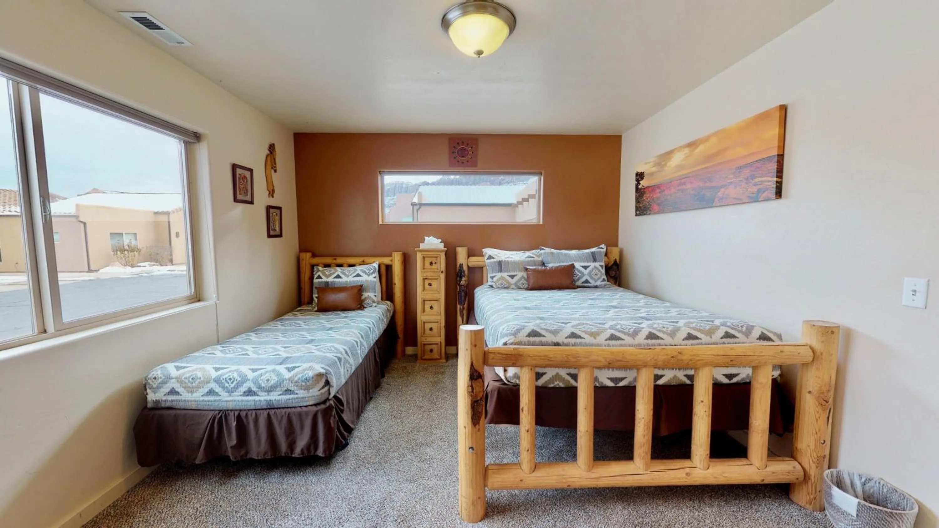 Bed in Desert Oasis #X1