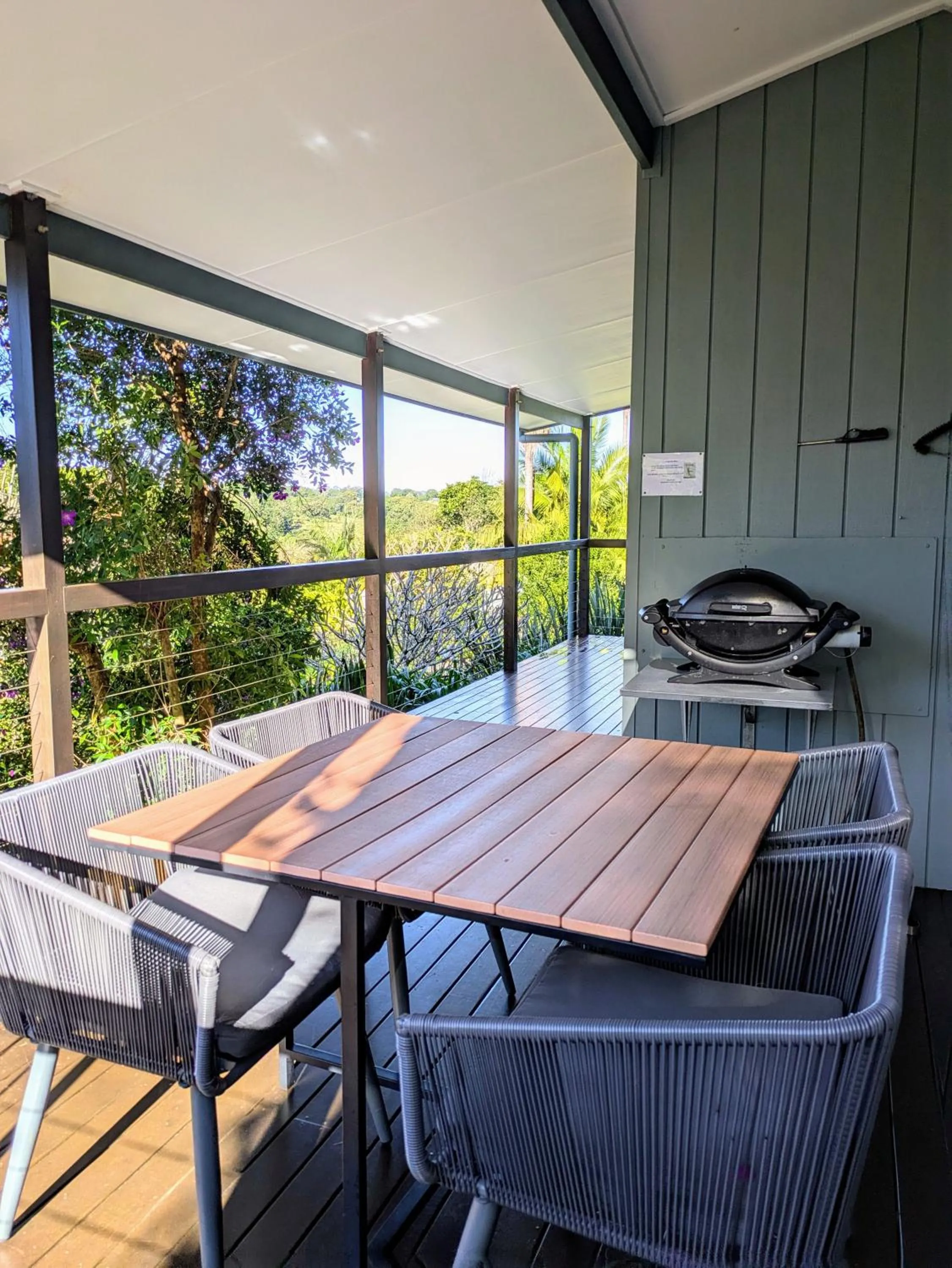 Patio in Alstonville Country Cottages