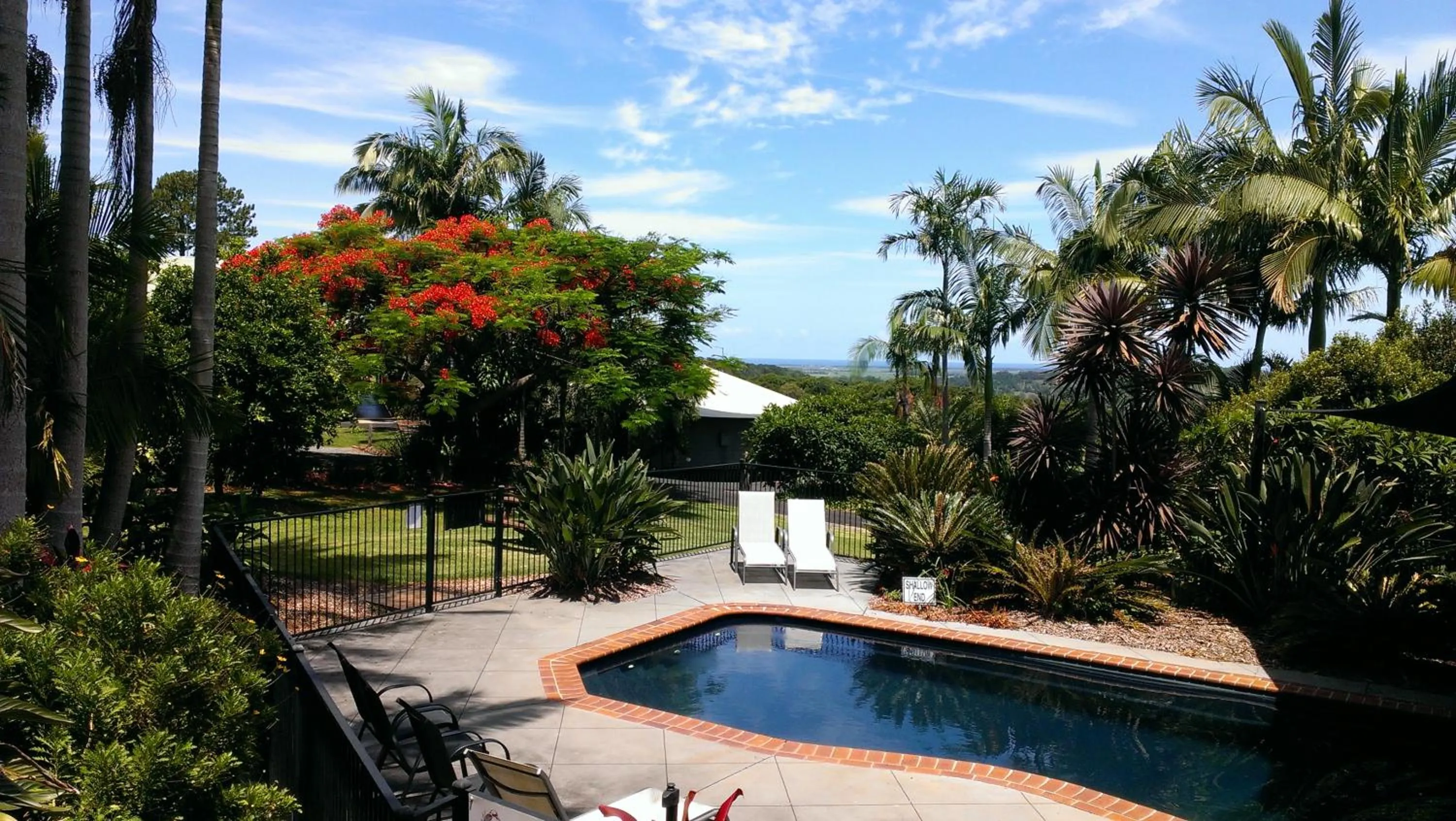 Garden view in Alstonville Country Cottages