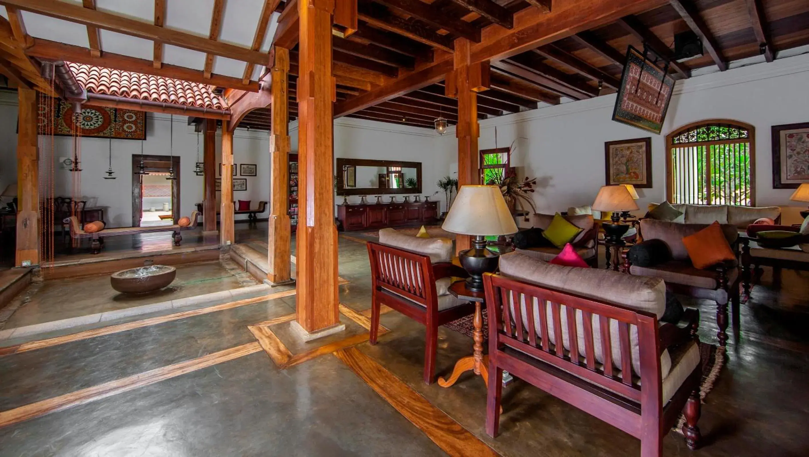 Lobby or reception in Uga Ulagalla - Anuradhapura Lobby or reception in Uga Ulagalla - Anuradhapura