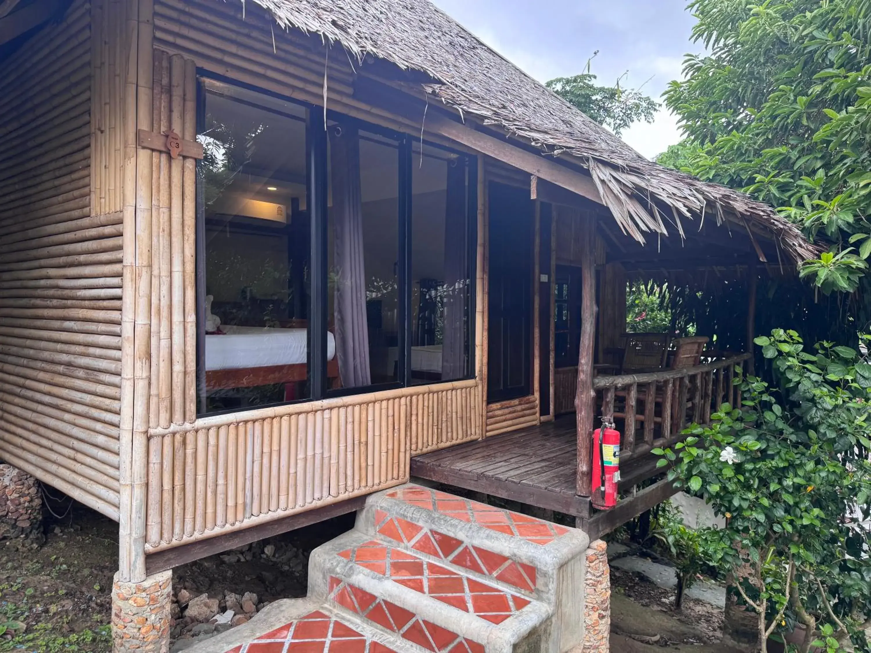 Garden view in Chunut House Resort Garden view in Chunut House Resort