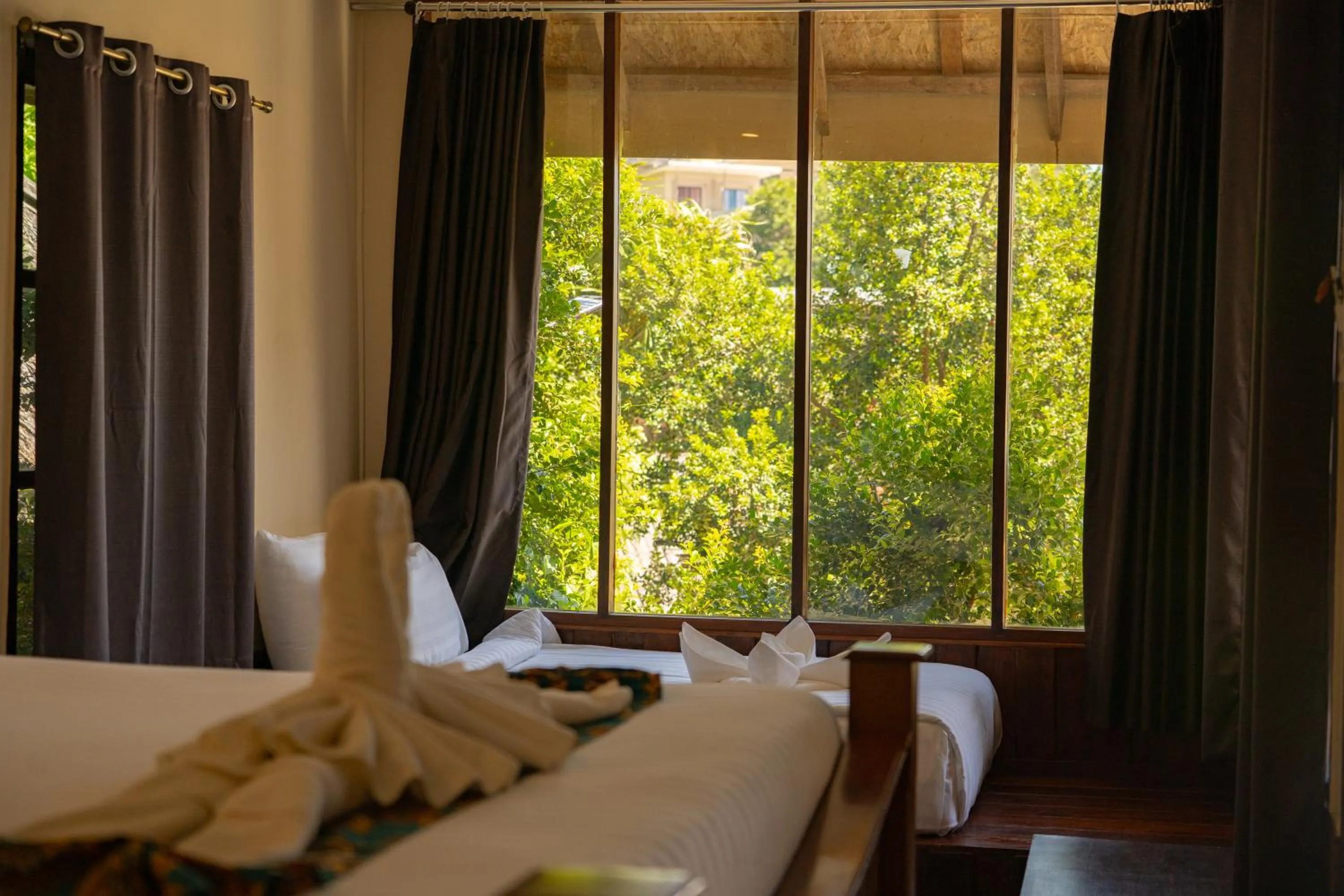 Bed in Chunut House Resort