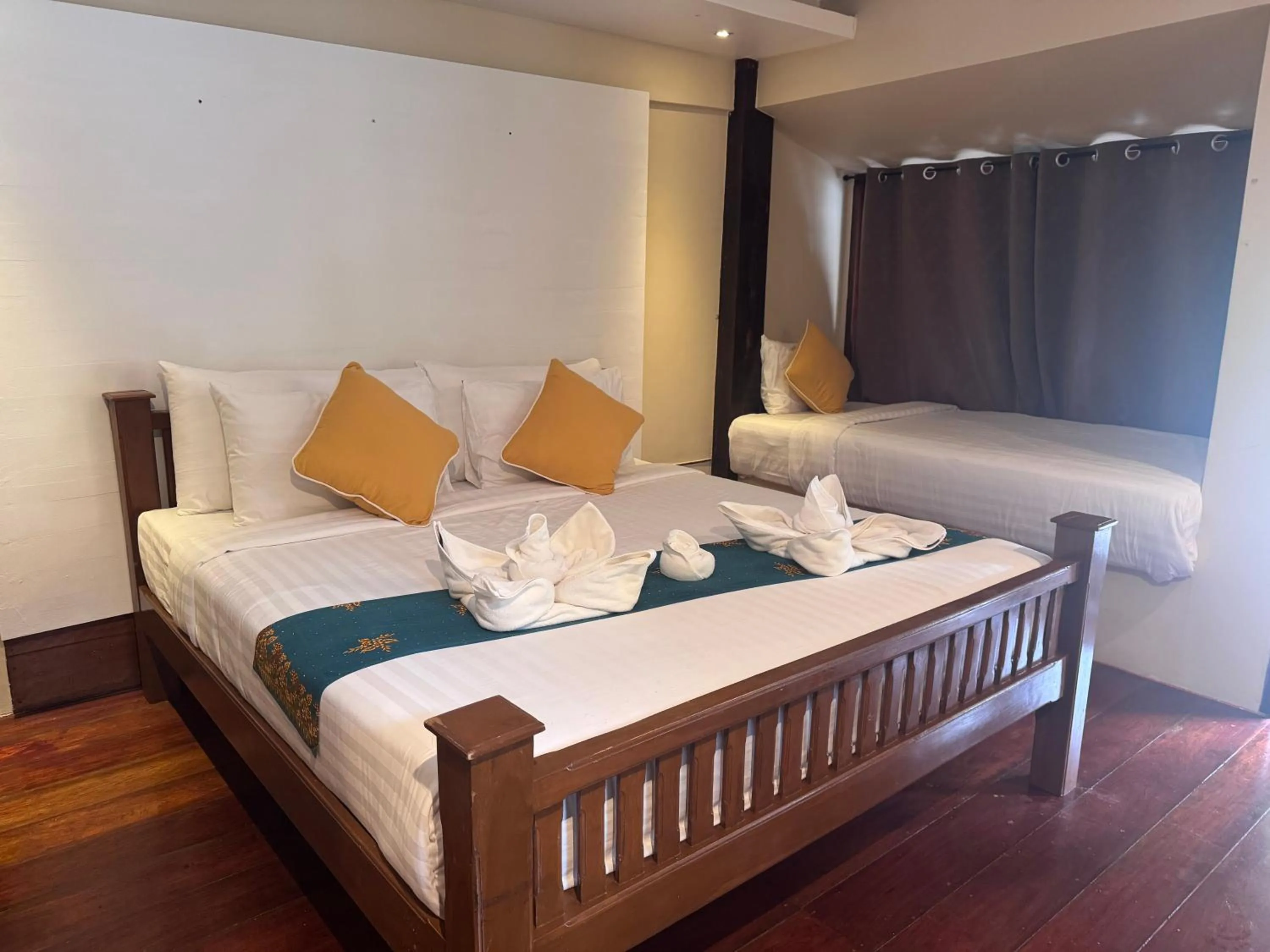 Bed in Chunut House Resort