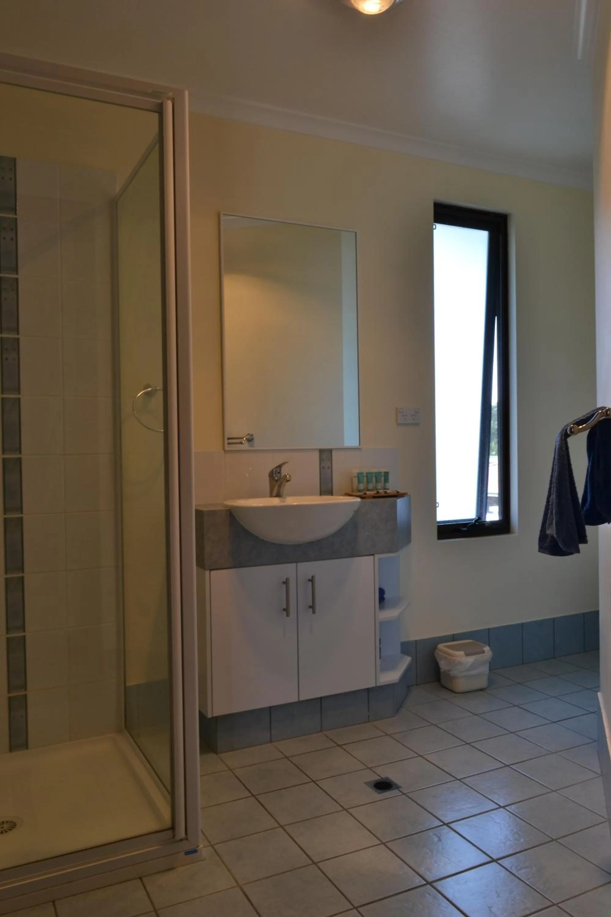 Shower in Dolphin Lodge Albany - Self Contained Apartments at Middleton Beach